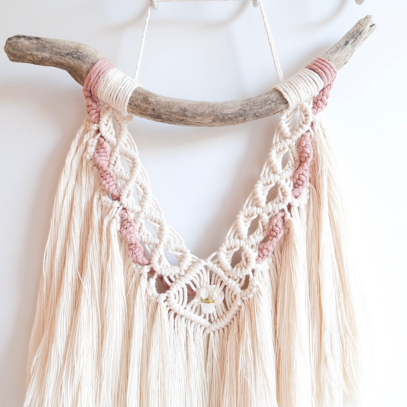 Macrame Wall Hanging | Hand Woven - Rose