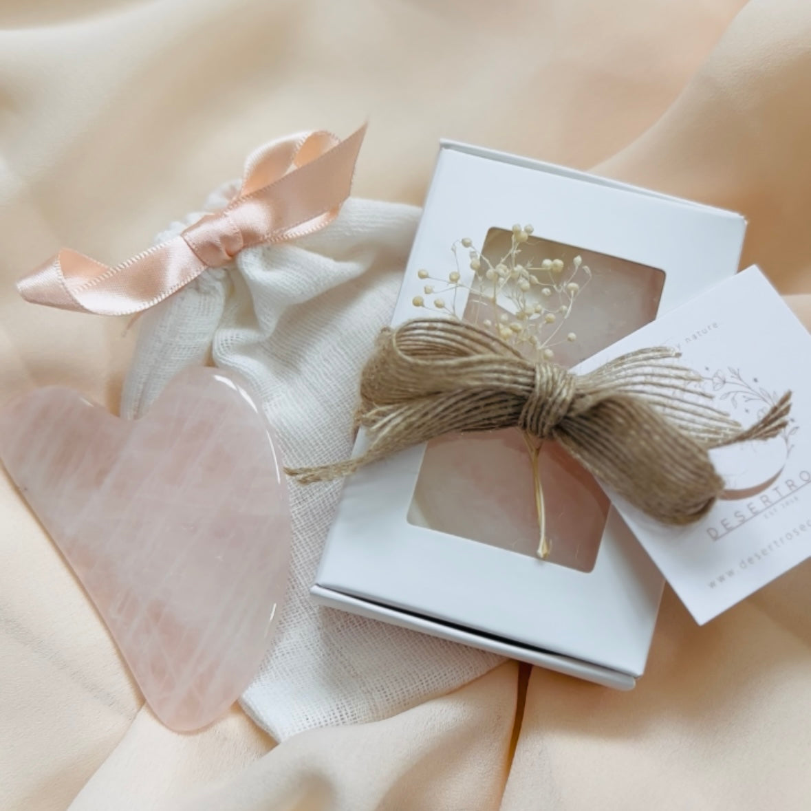 Rose Quartz | Gua Sha Facial Massage Tool