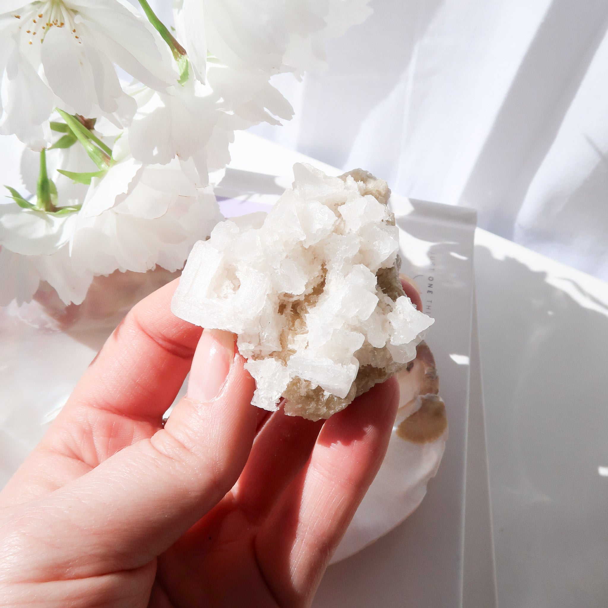 Halite Cluster | White