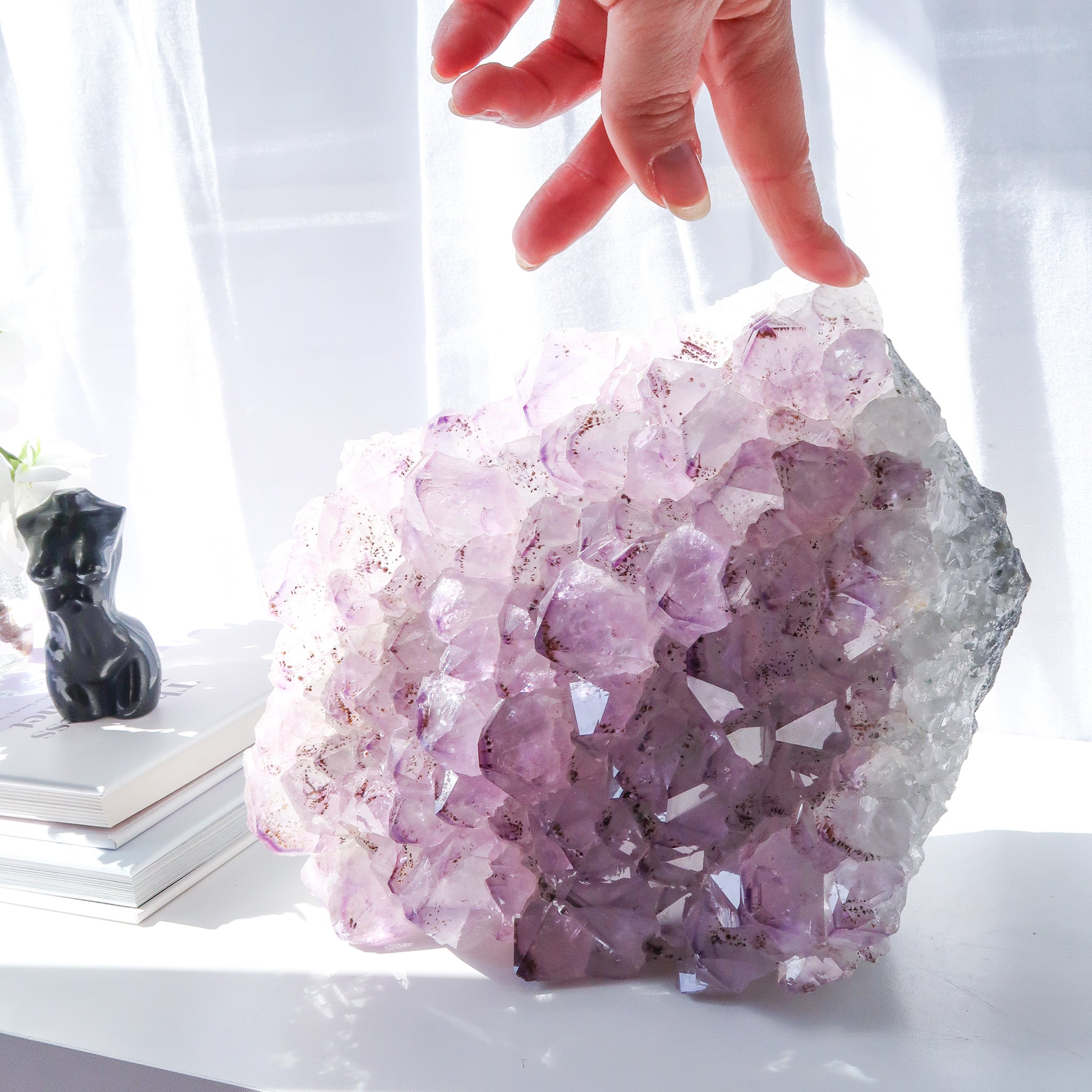 Amethyst Cluster | Cut Base