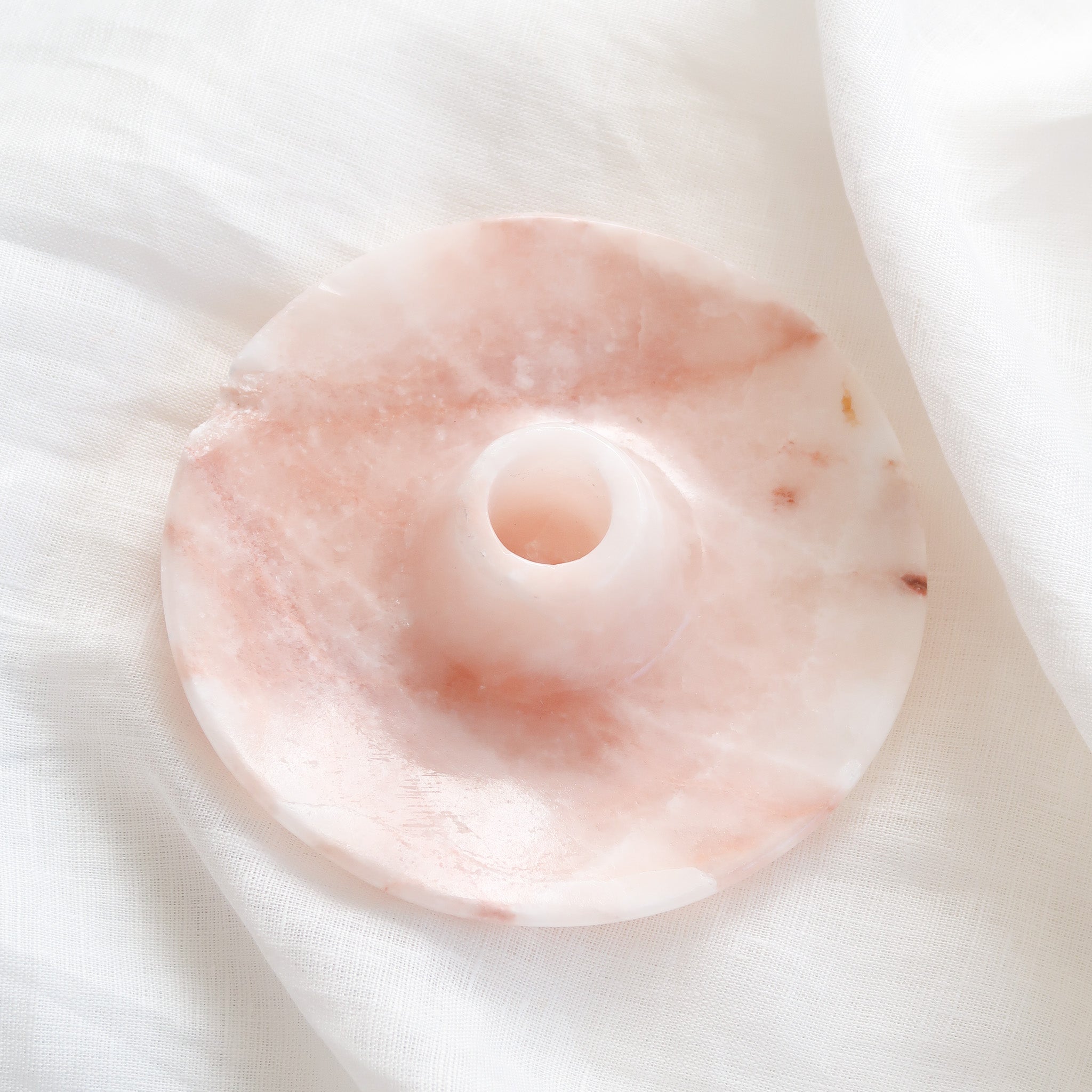Pink Onyx Palo Santo/Incense Holder #3 - DAMAGED - DISCOUNTED