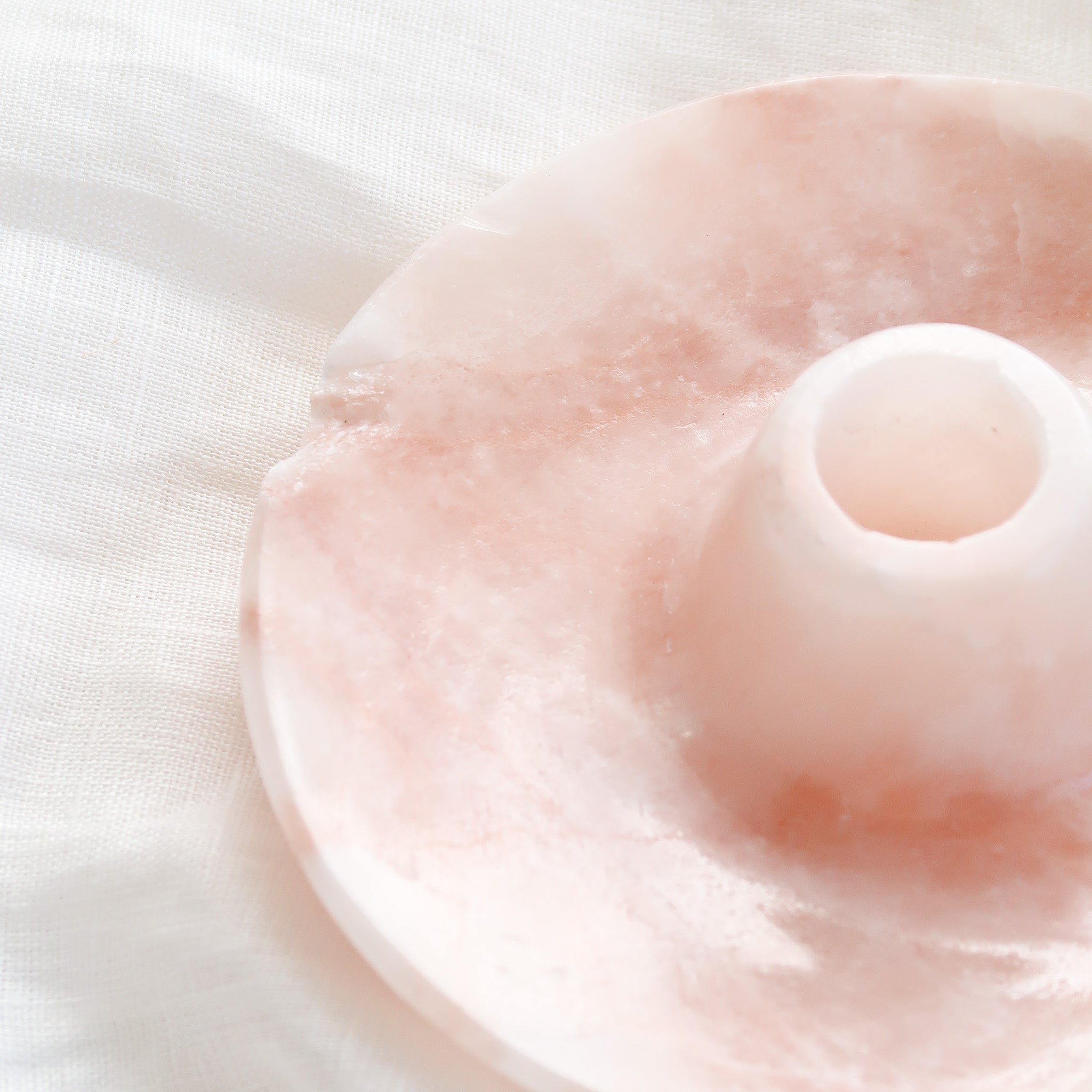Pink Onyx Palo Santo/Incense Holder #3 - DAMAGED - DISCOUNTED