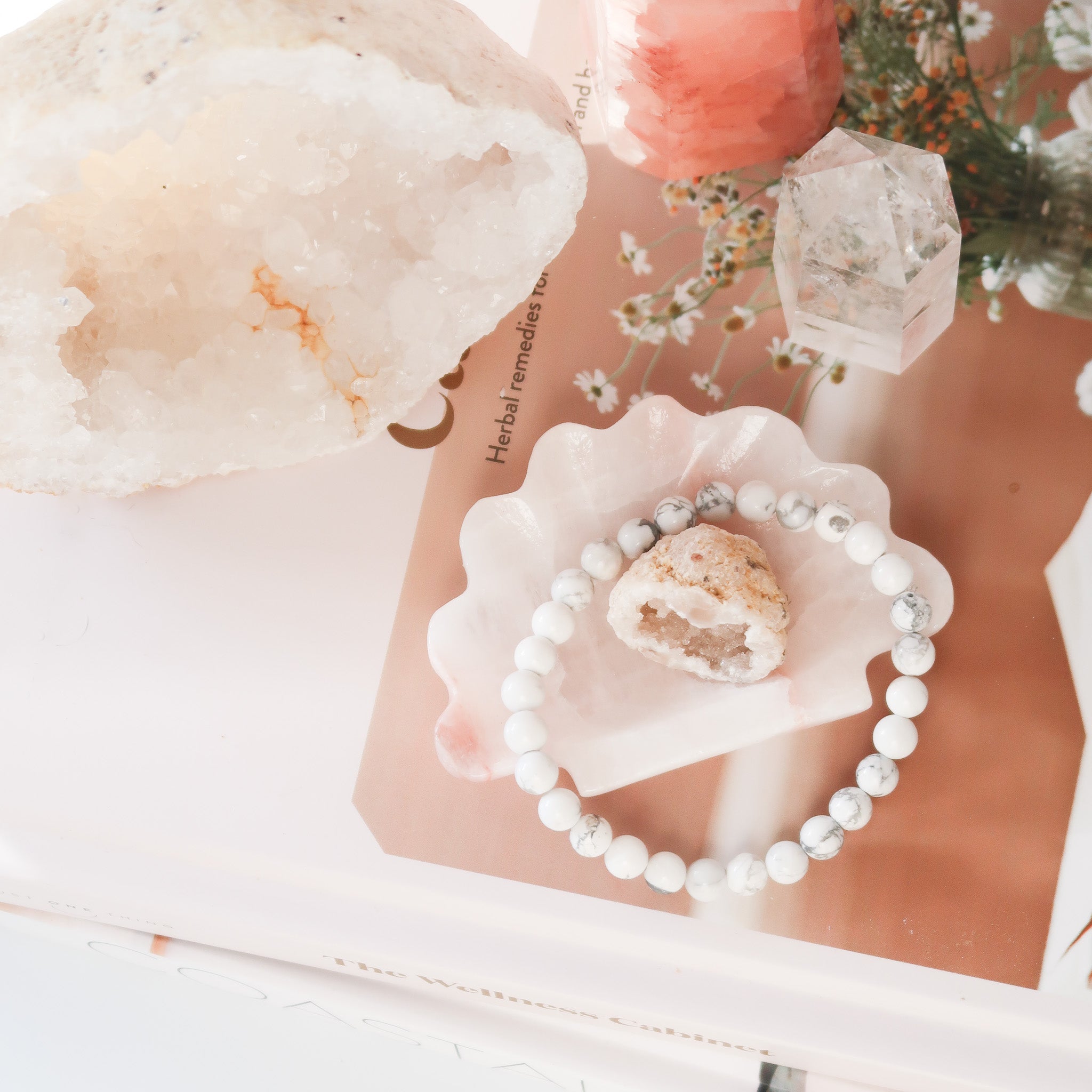 Pink Onyx Shell Trinket Dish