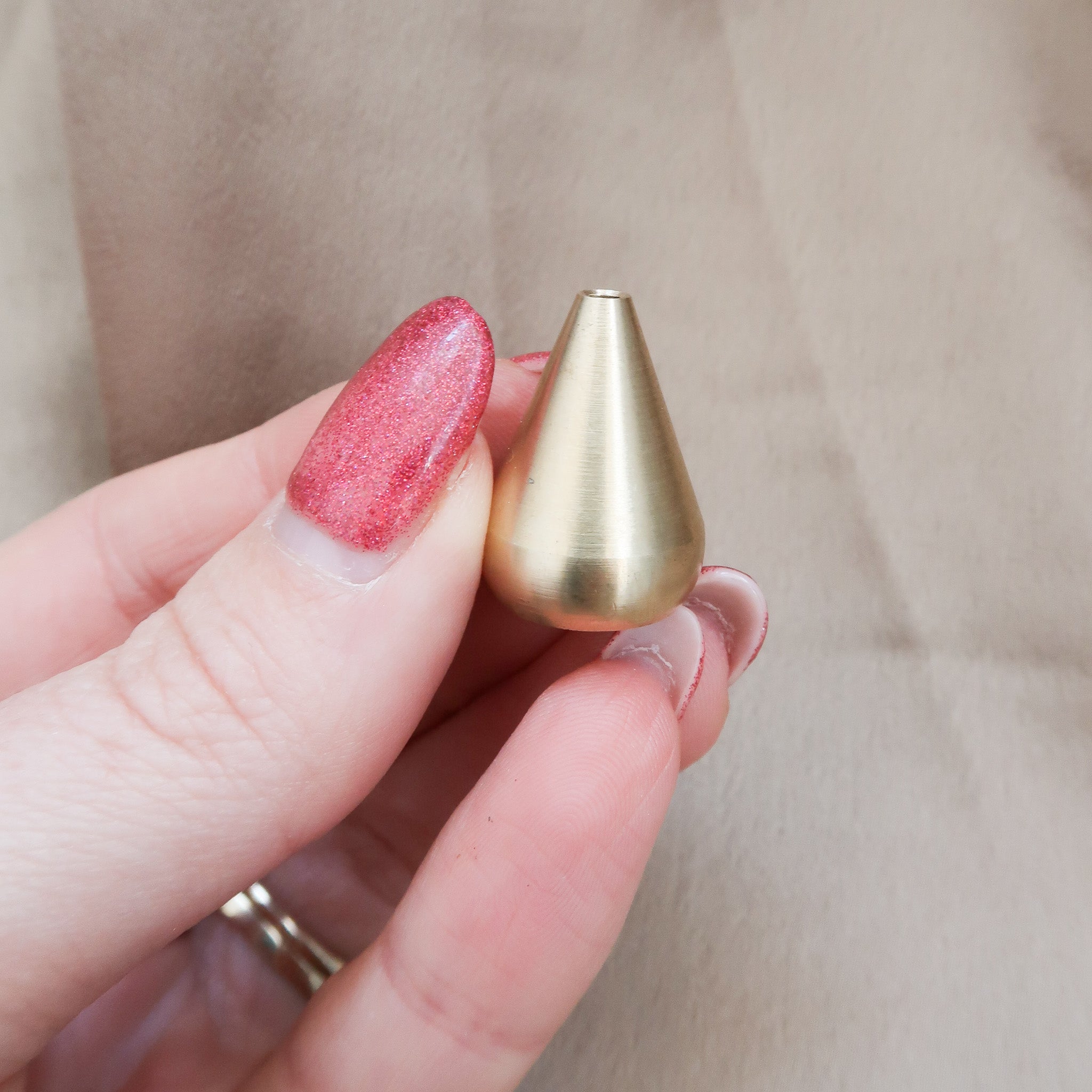 Brass Incense Holder - Tear Drop