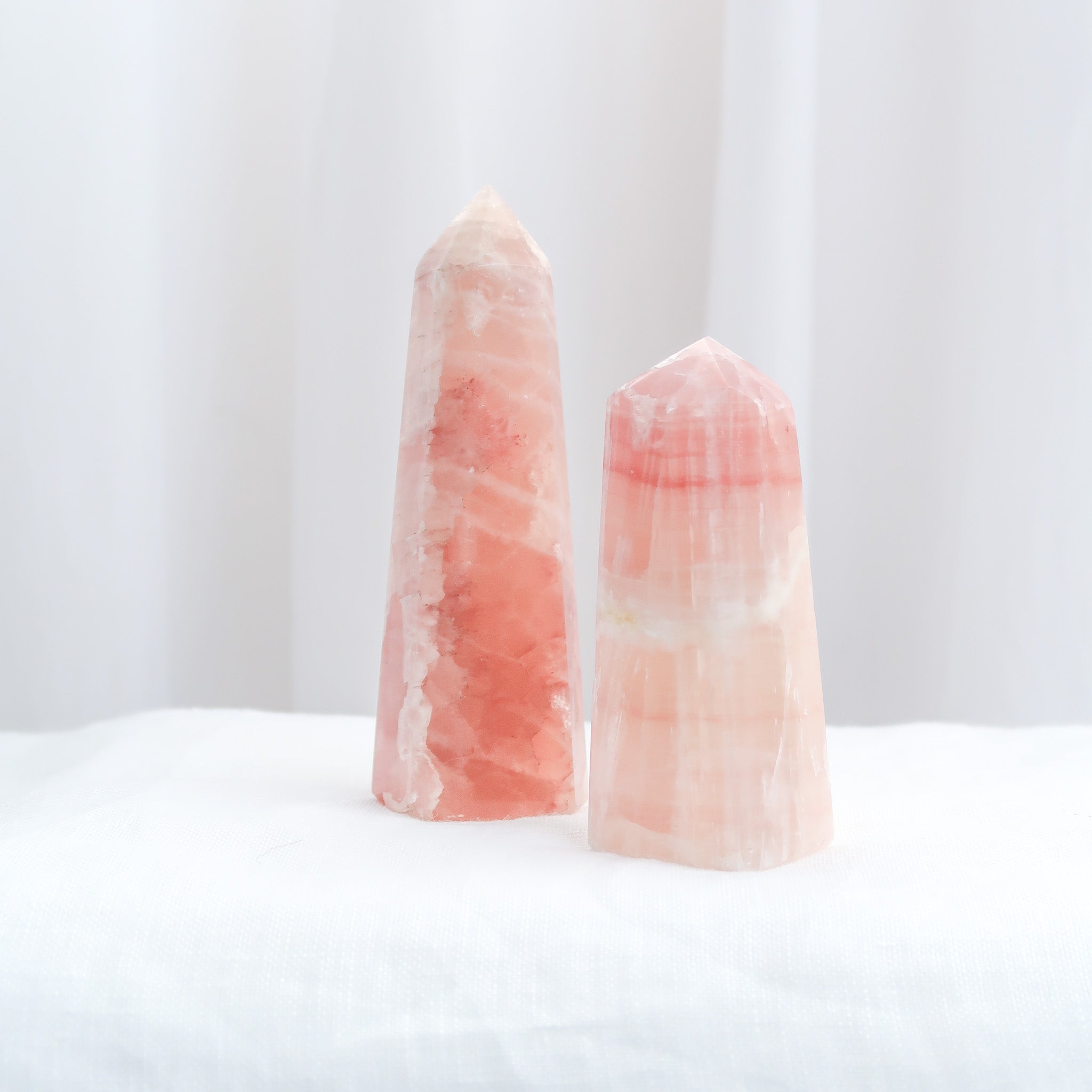 Rose Calcite Polished Point