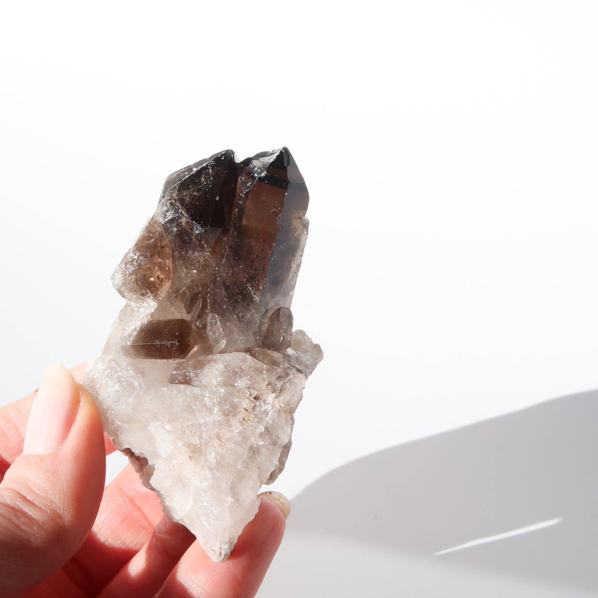 Smoky Quartz Cluster