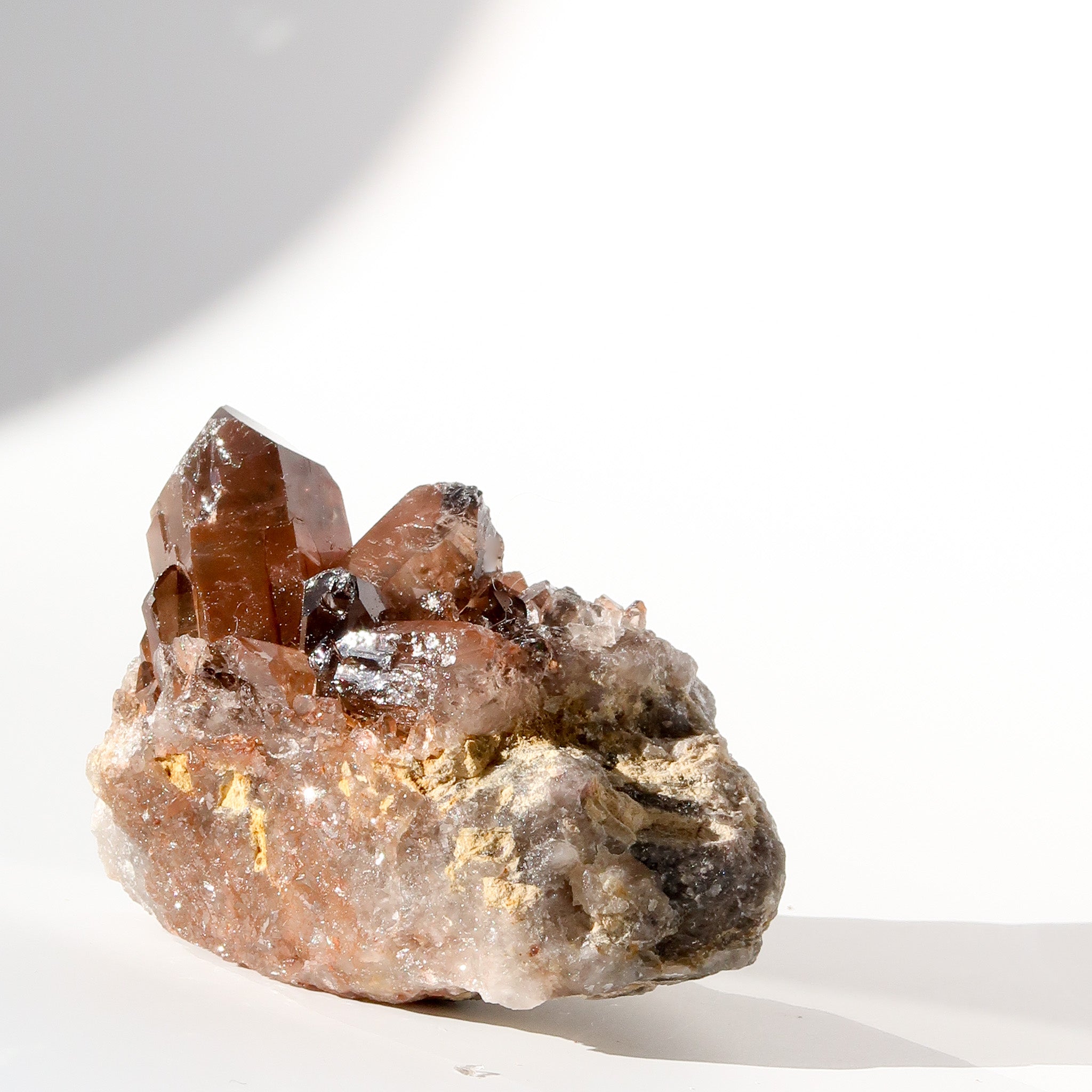 Smoky Quartz Cluster