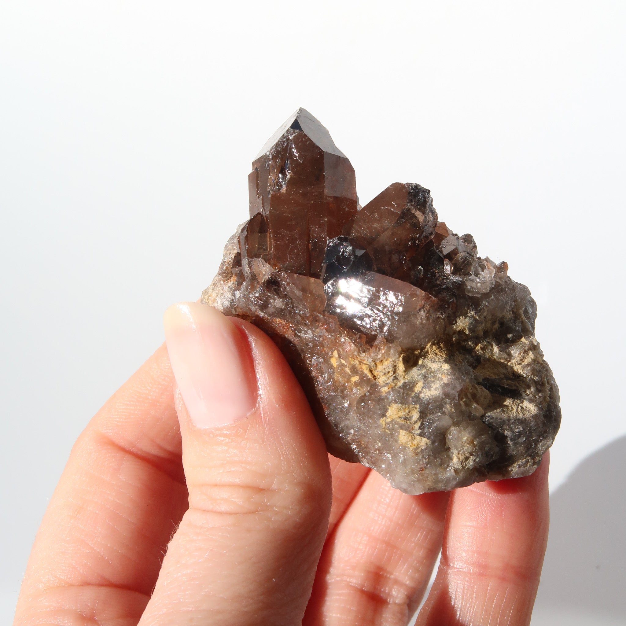 Smoky Quartz Cluster