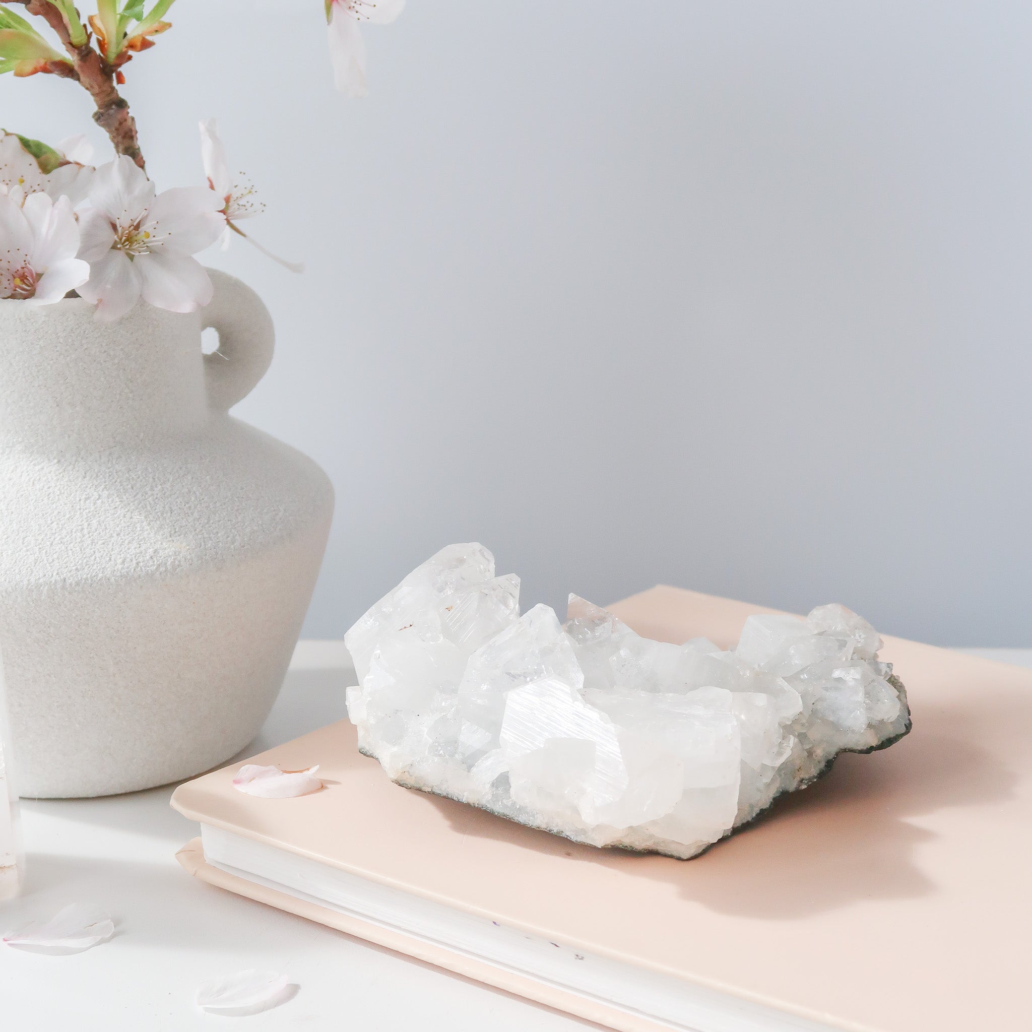 Apophyllite Cluster | Natural Heart Shape