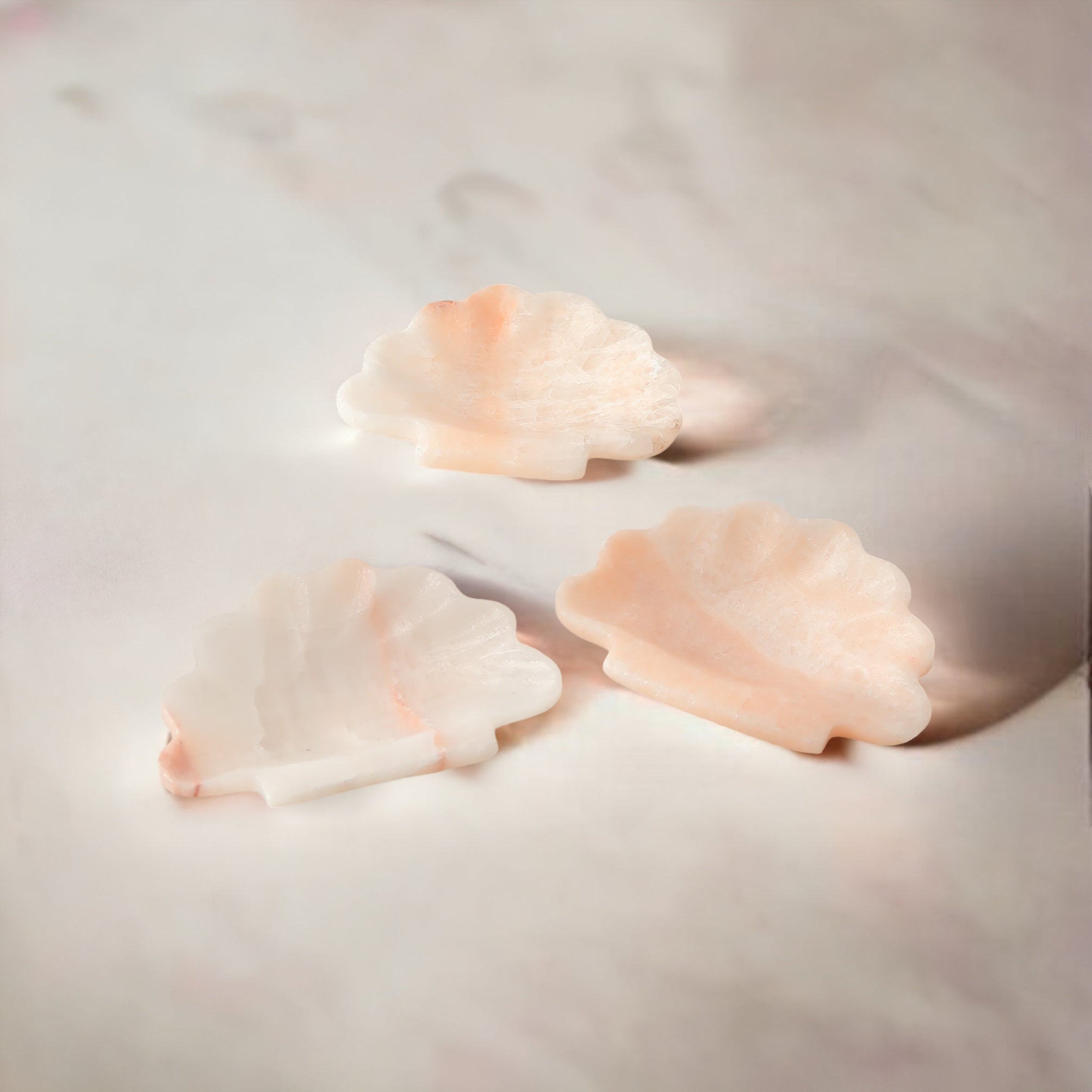 Pink Onyx Shell Trinket Dish