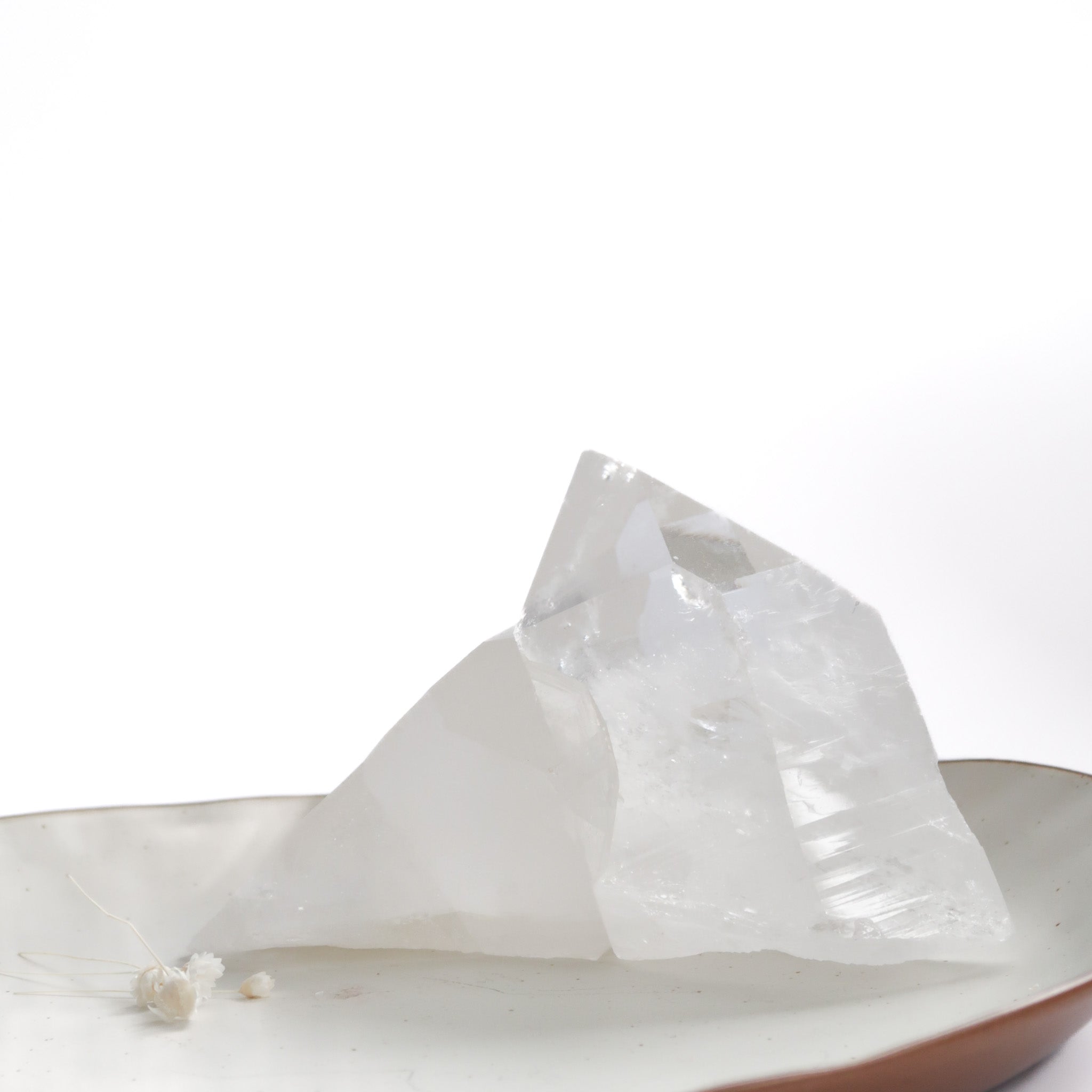 Clear Quartz Raw Point Cluster