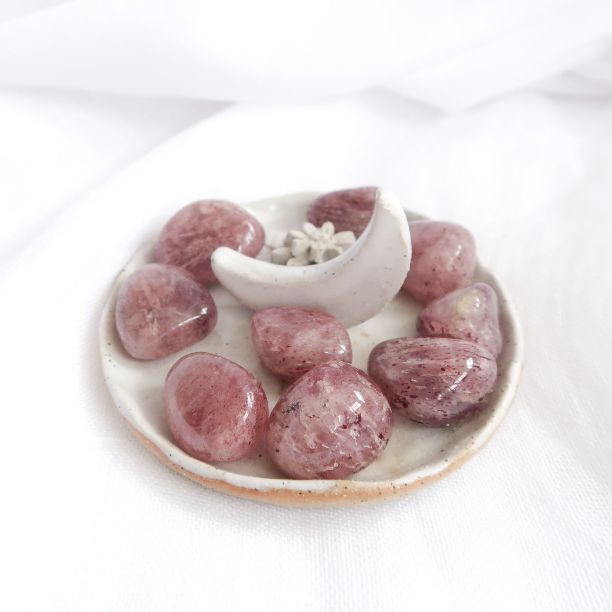 Strawberry Quartz Tumble Stones