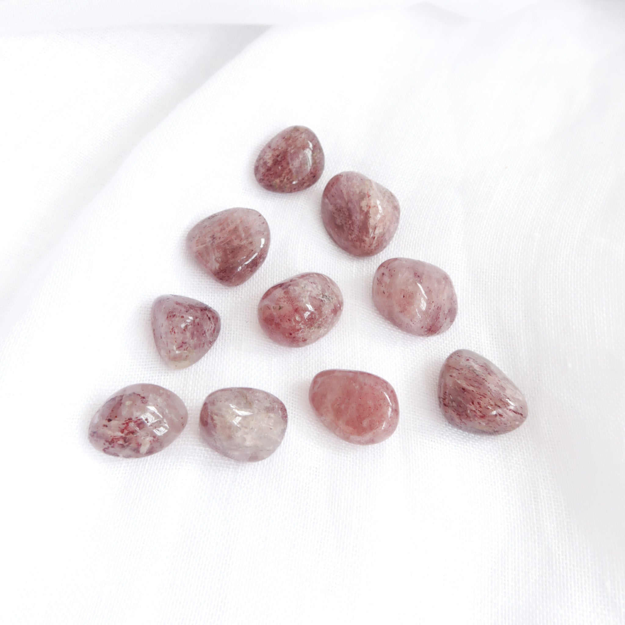 Strawberry Quartz Tumble Stones
