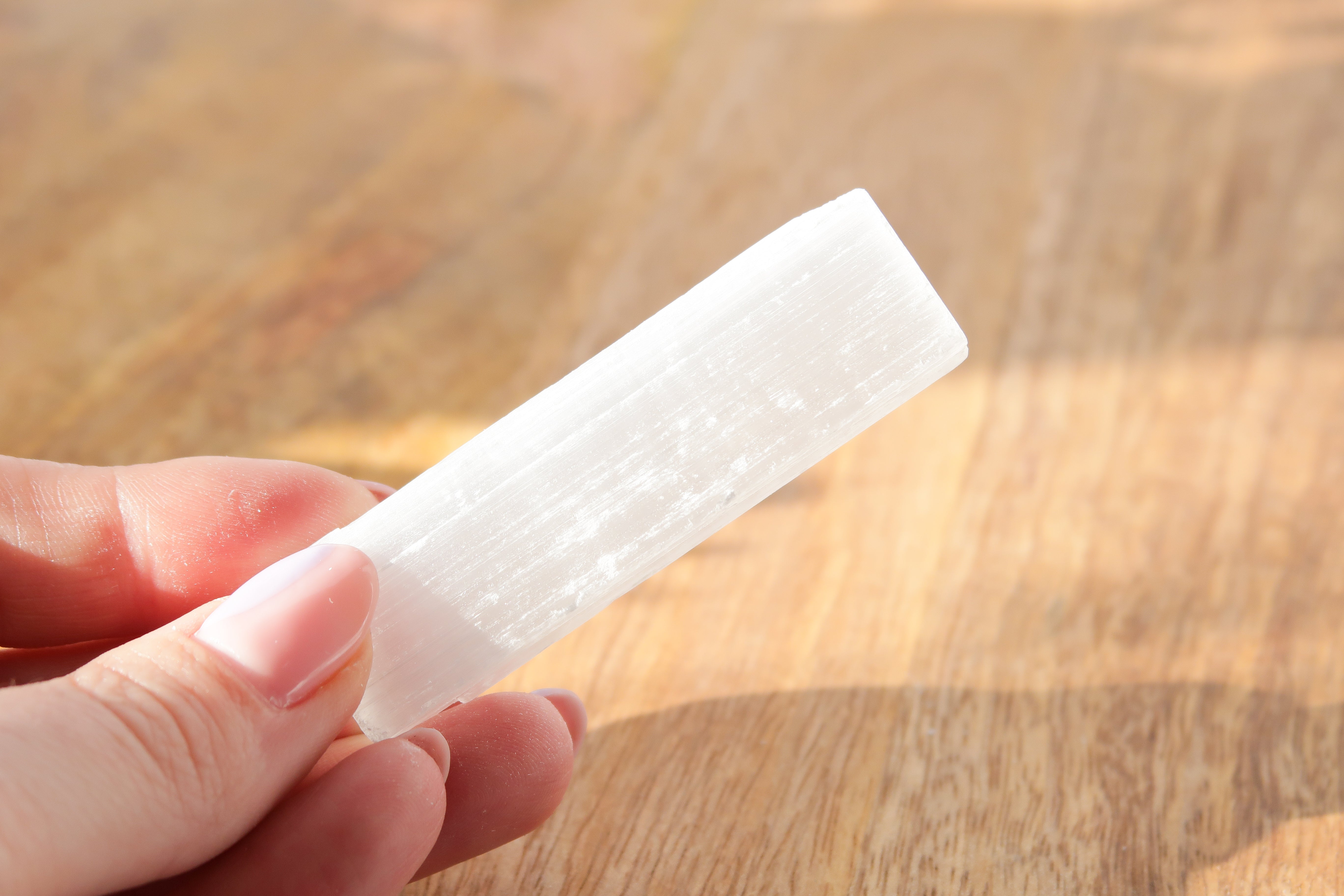 Desert Rose Raw Selenite Satin Spar Wands