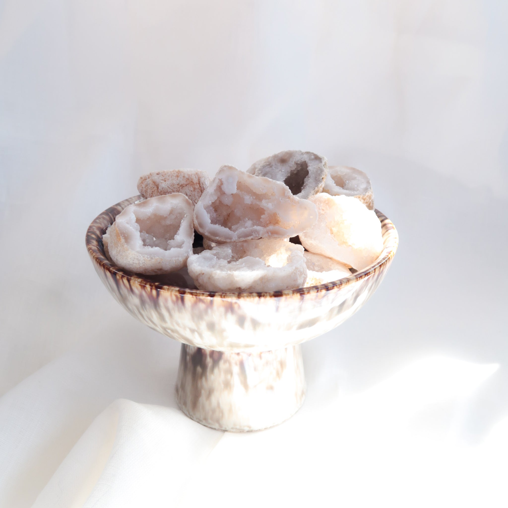 Natural Raw Small Clear Quartz Geodes