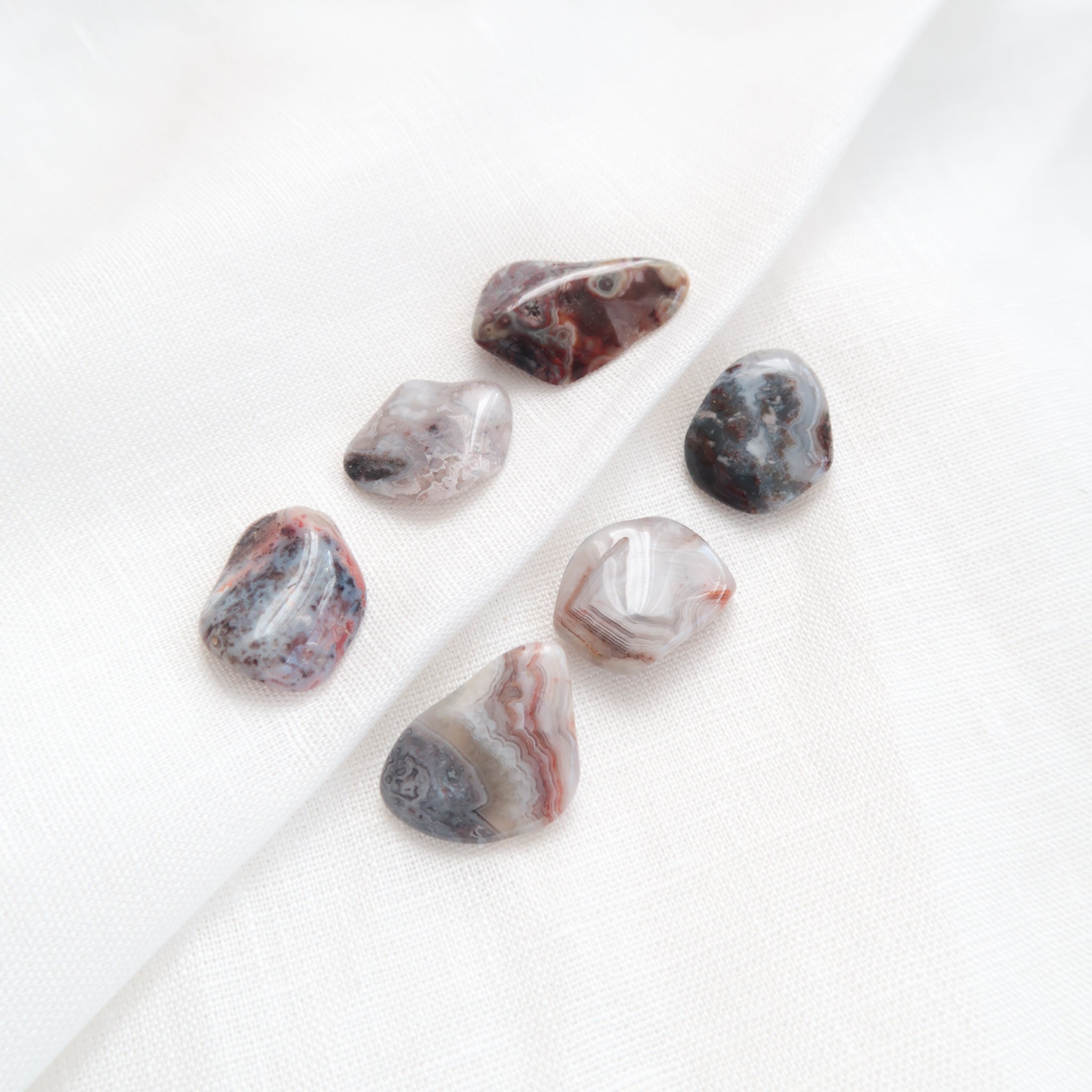 Crazy Lace Agate Tumbles