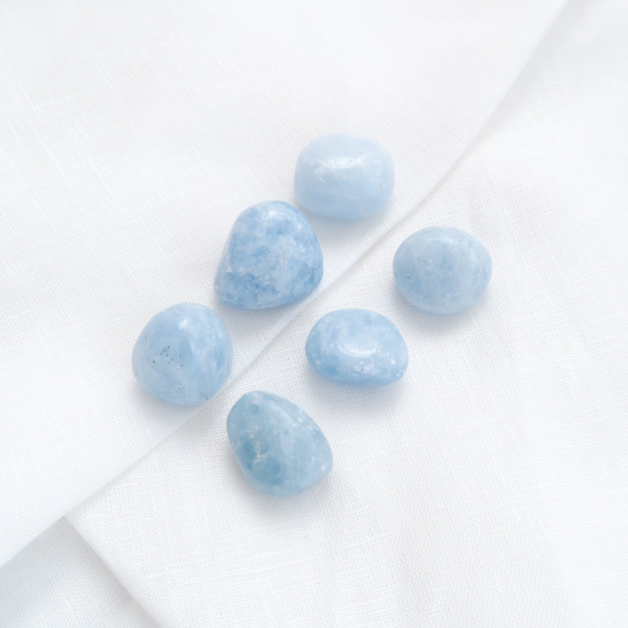 Blue Calcite Tumble
