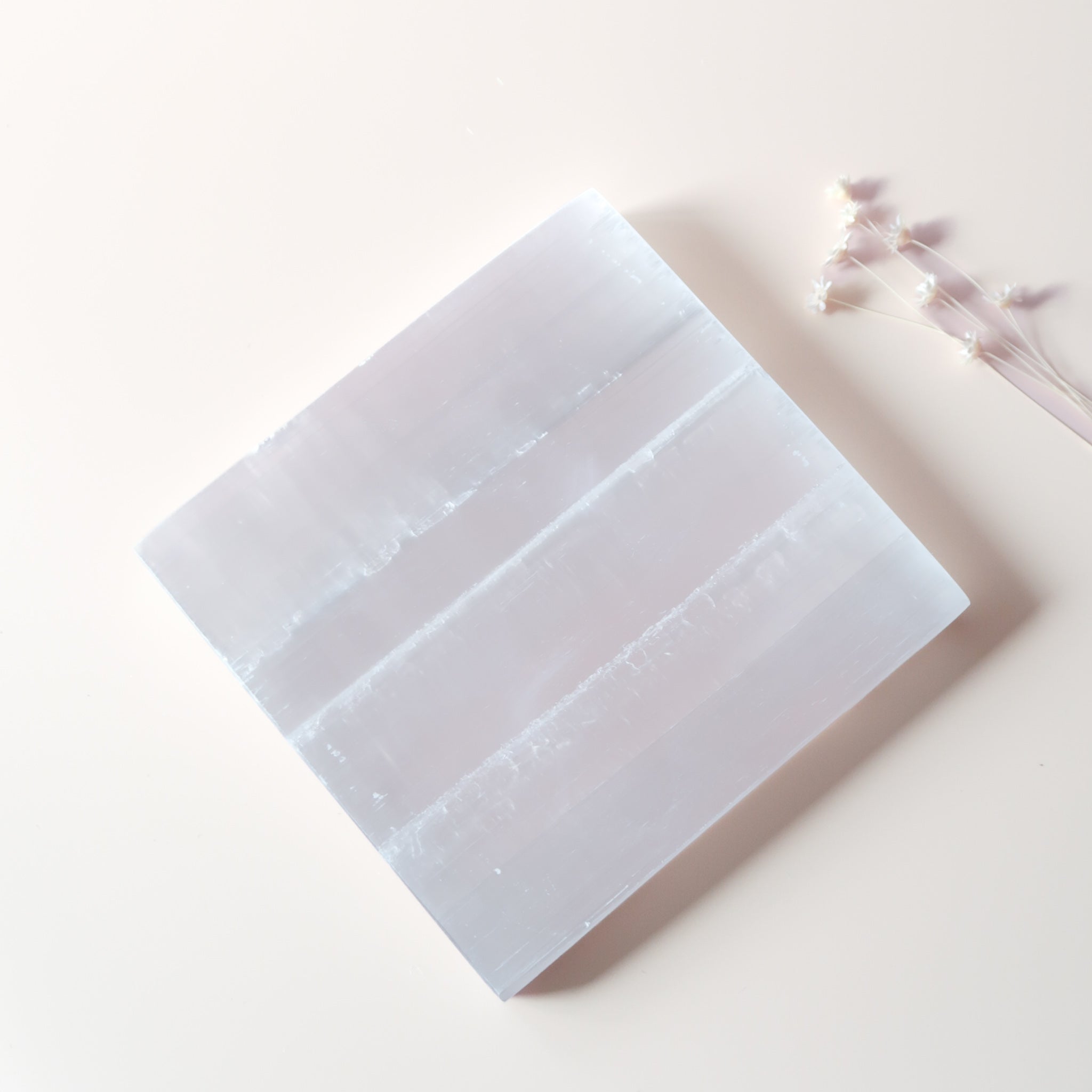 Selenite Charging Plate | Square | Large