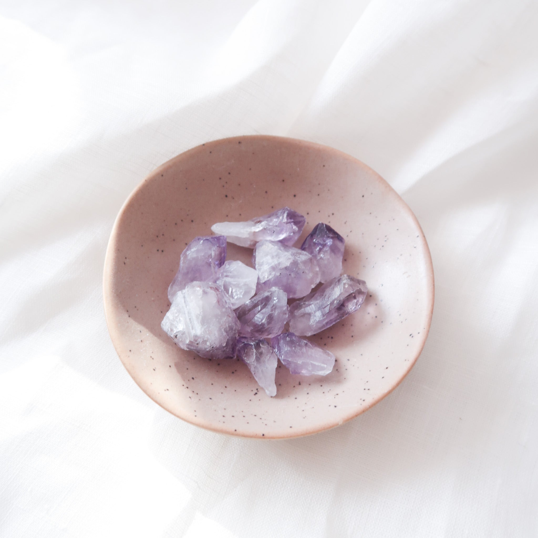 Desert Rose Small Natural Raw Purple Amethyst Points