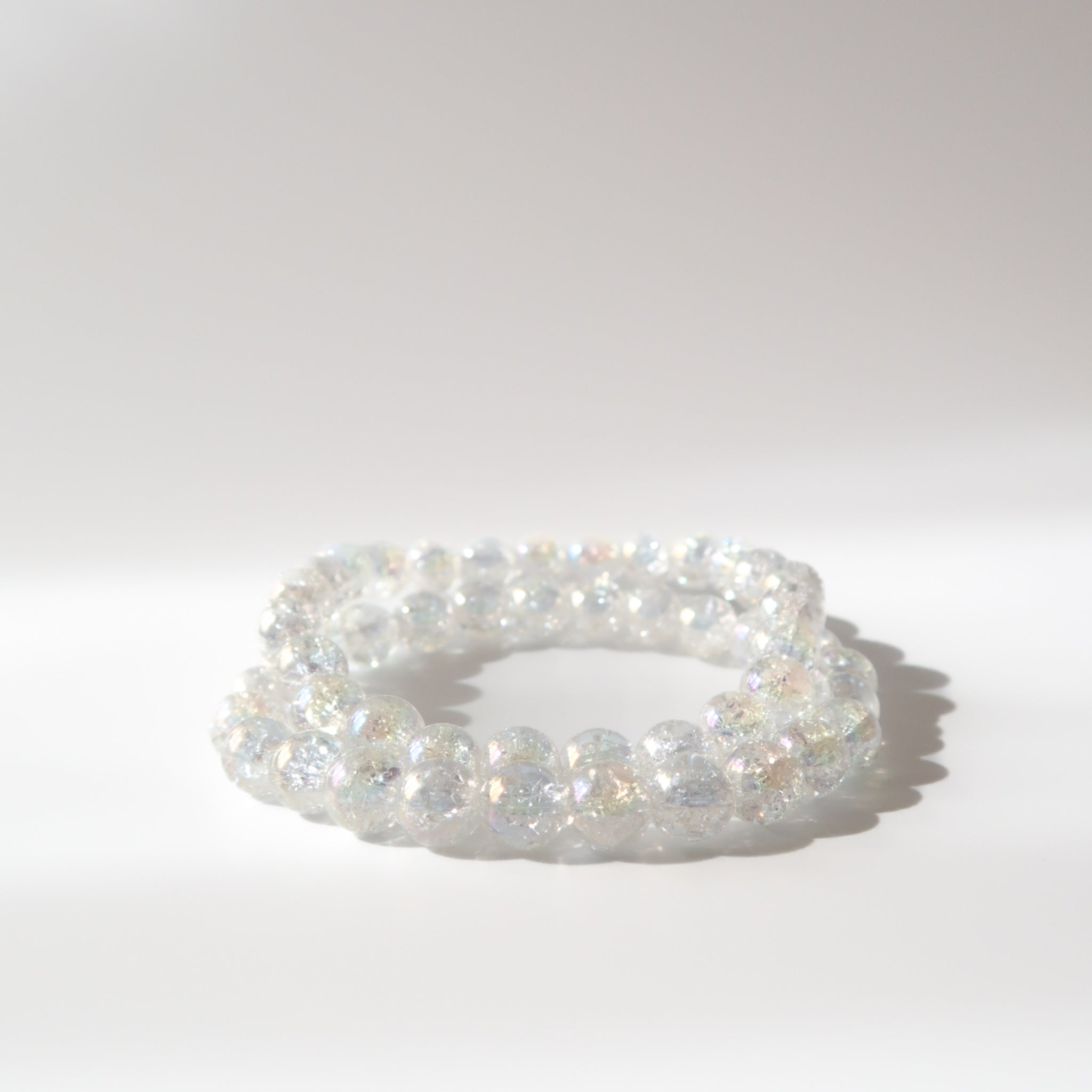 Fire + Ice Aura Quartz Bracelet