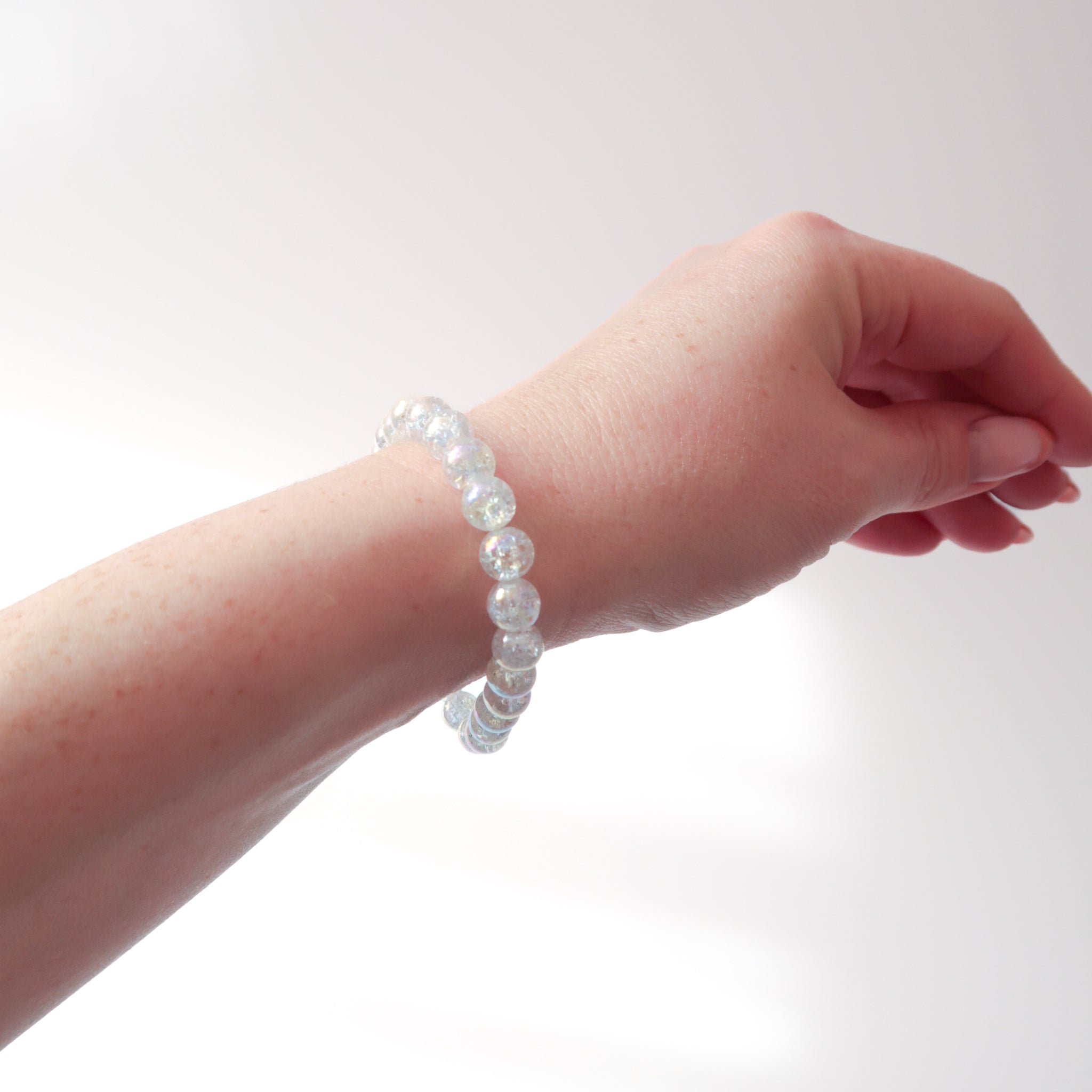 Fire + Ice Aura Quartz Bracelet