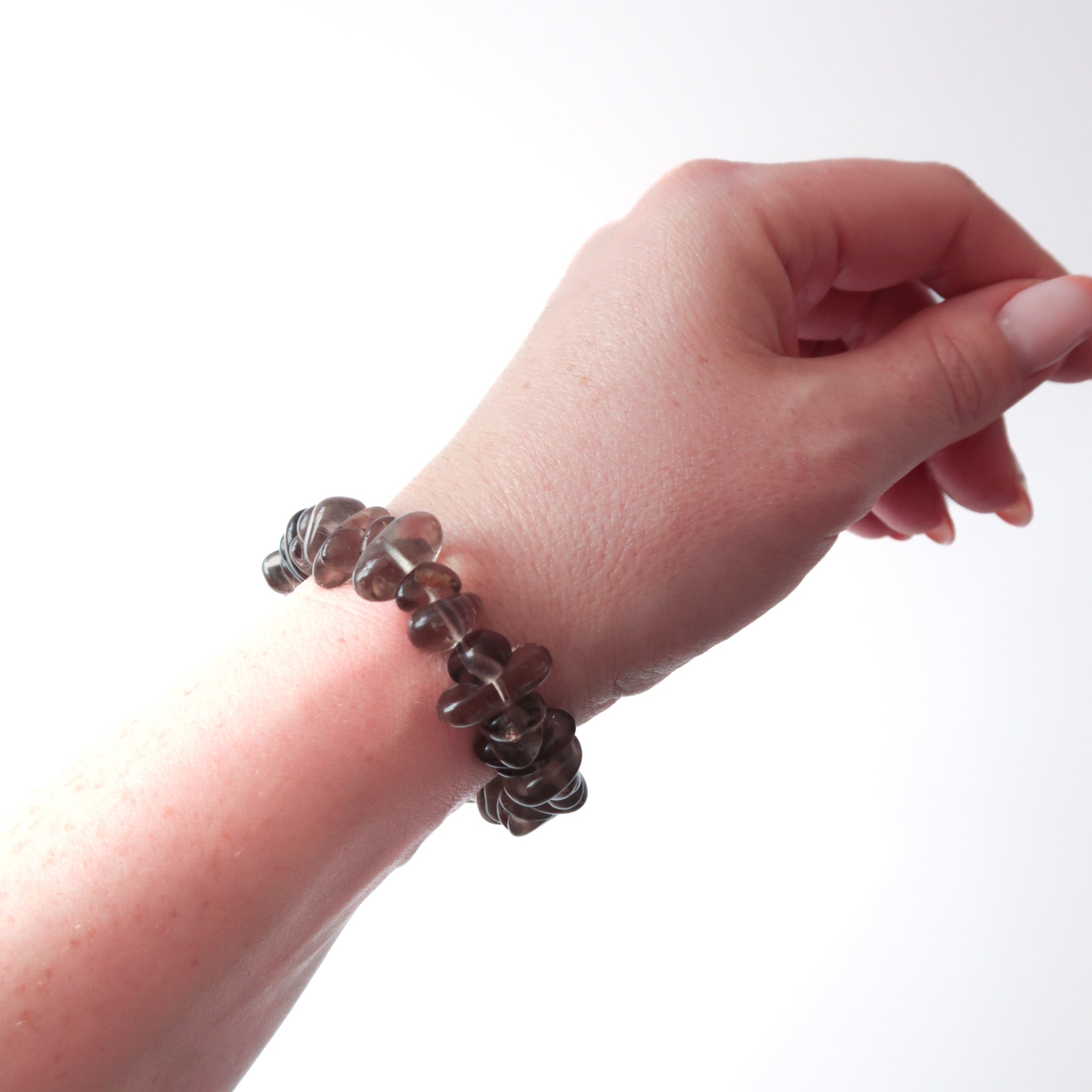 Smoky Quartz Chip Bracelet