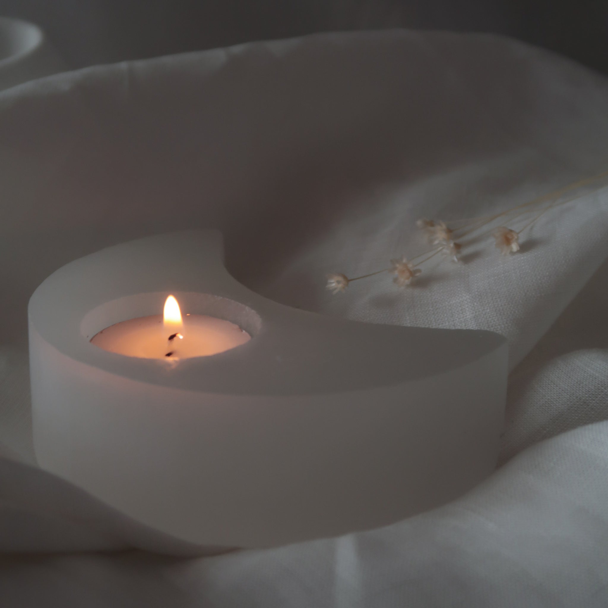 Selenite Tealight Holder