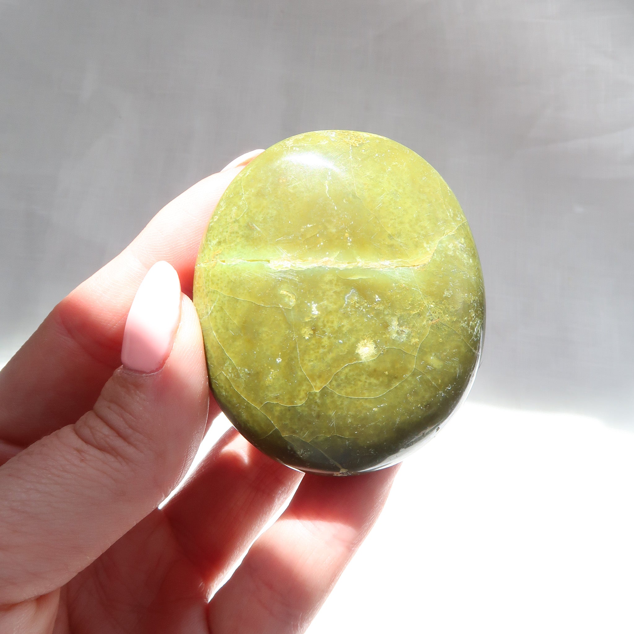 Green Opal Palm Stone