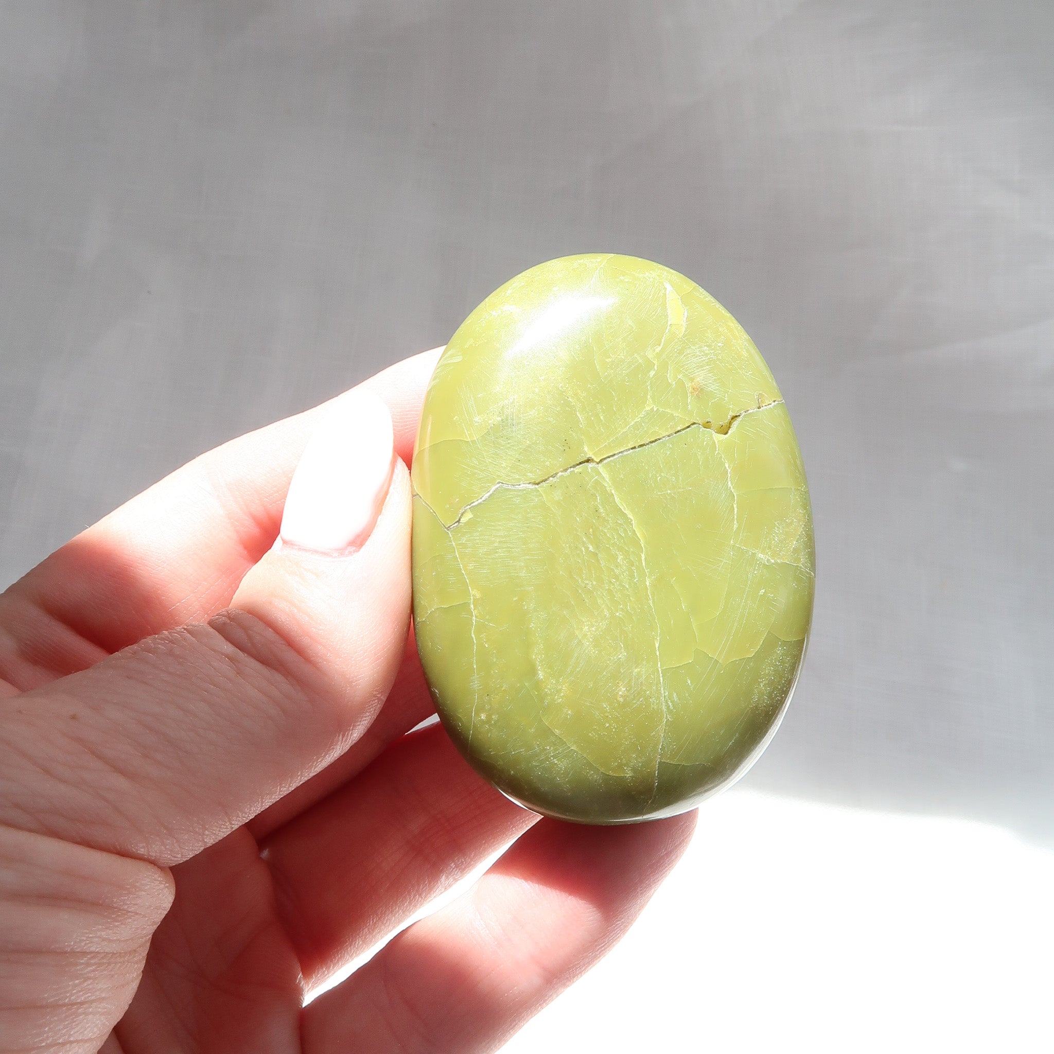 Green Opal Palm Stone