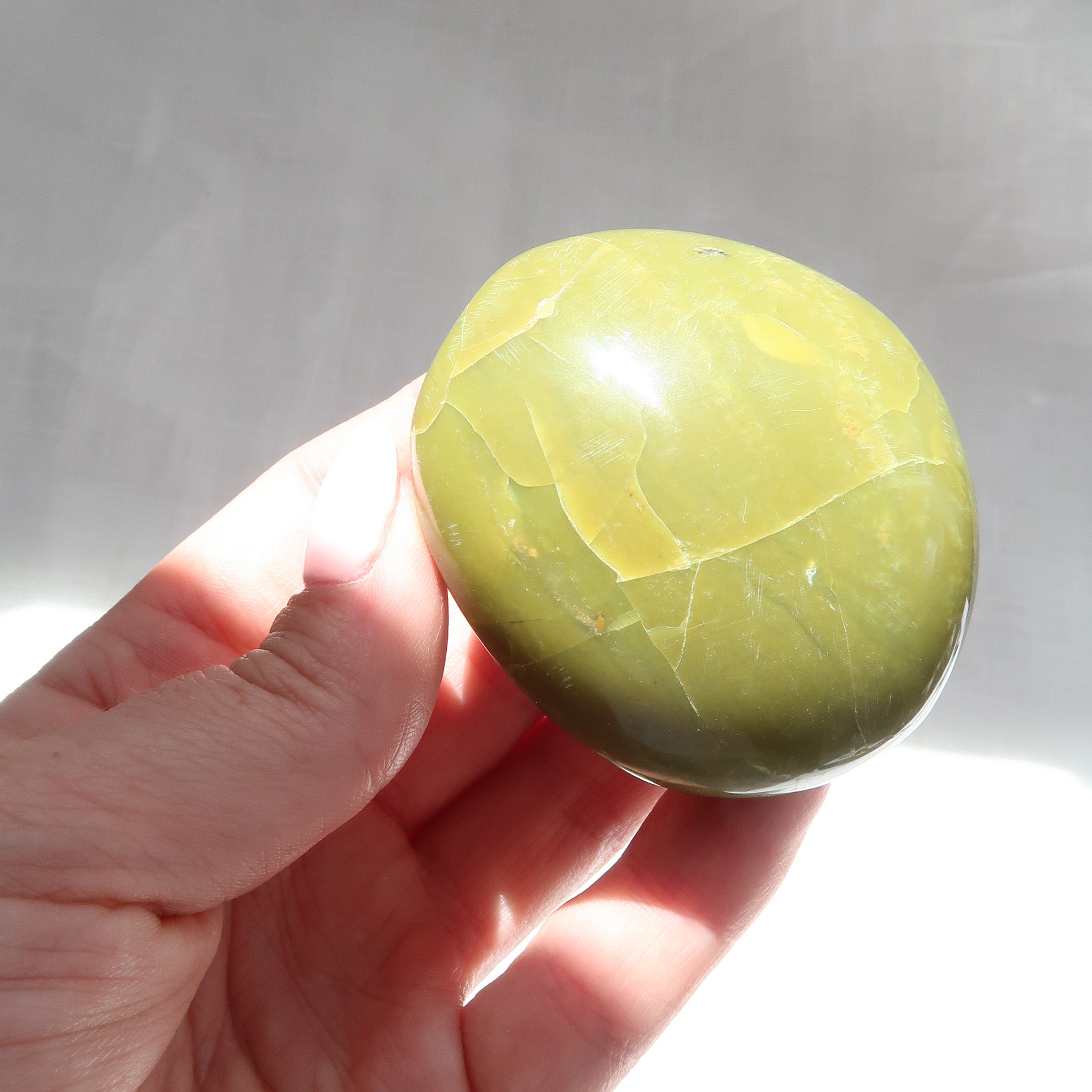 Green Opal Palm Stone