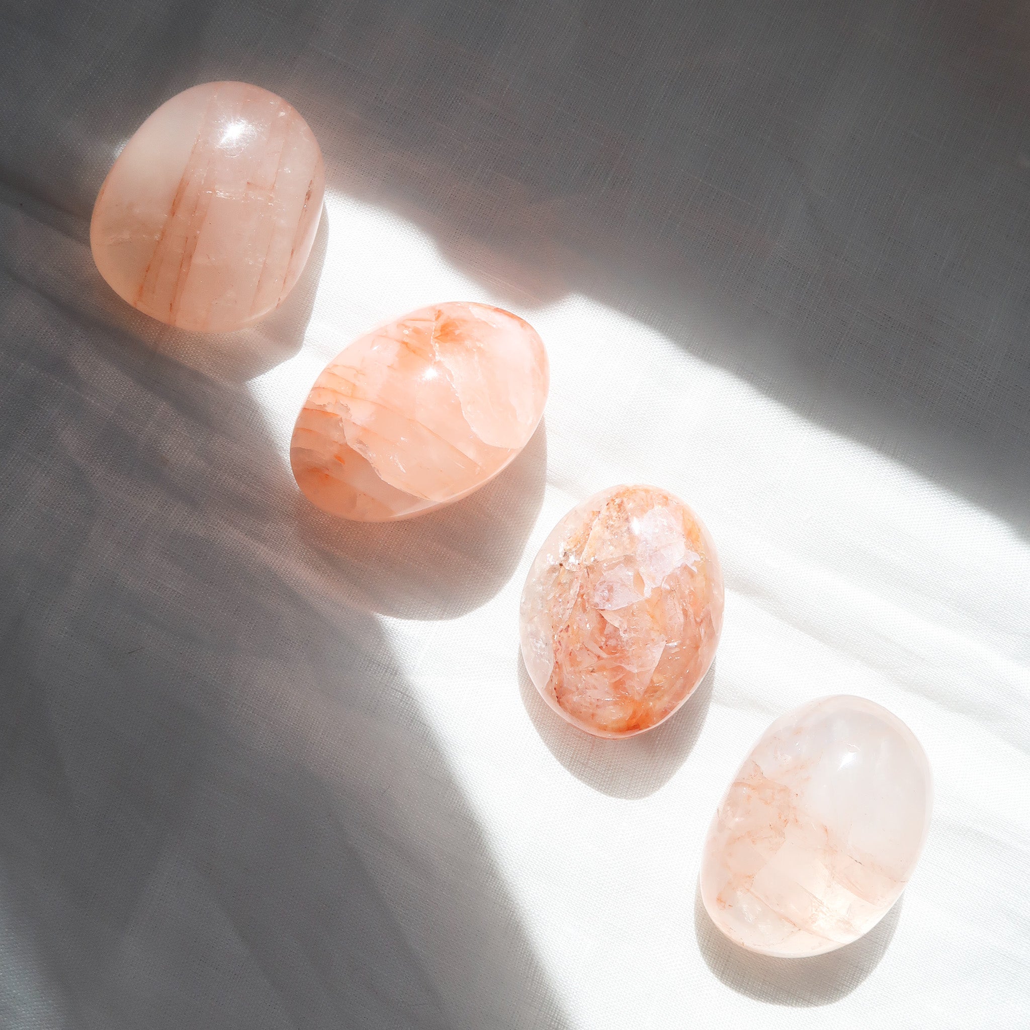 Hematoid (Fire) Quartz Palm Stone #1