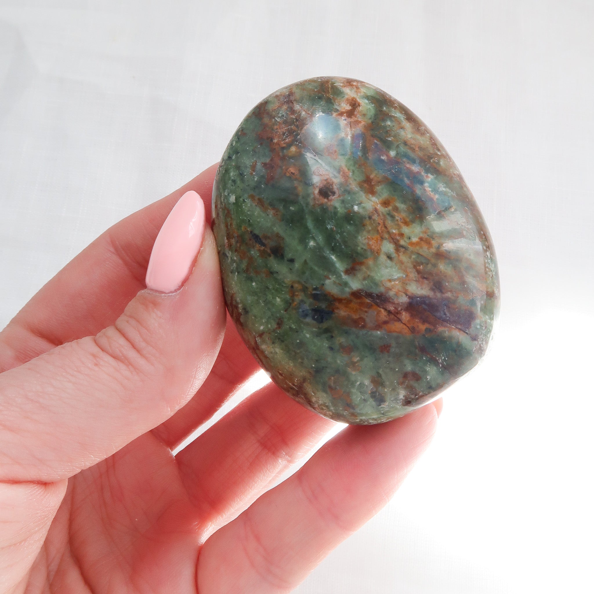 Chrysoprase Palm Stone