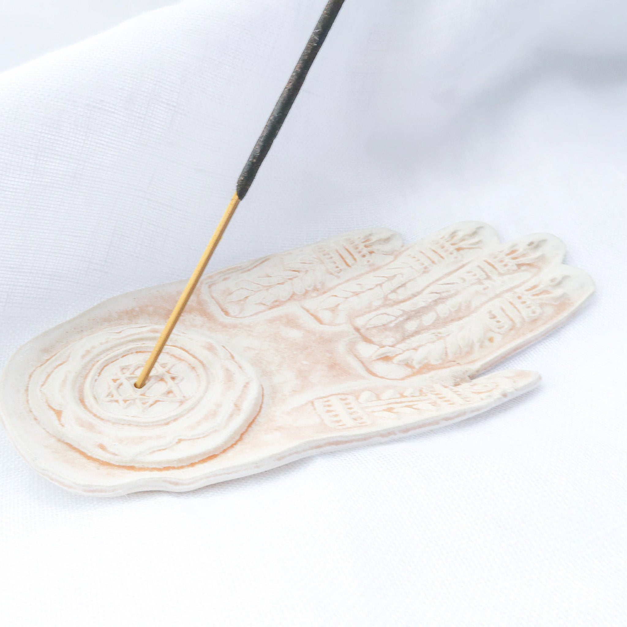Bespoke Handmade Hamsa Hand Incense Holder | Limited Edition