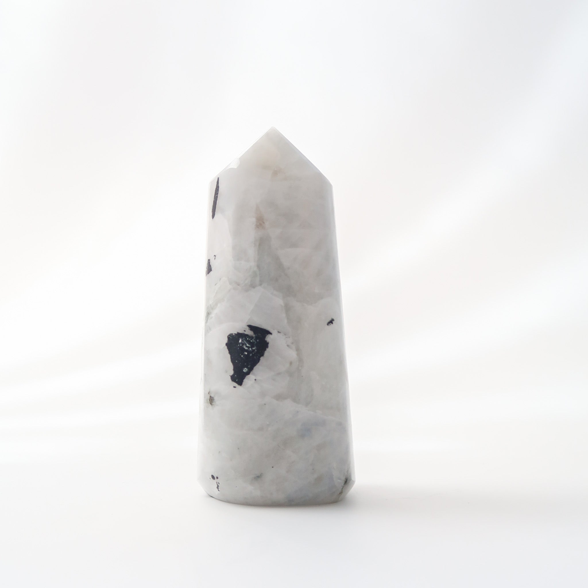 Rainbow Moonstone Point