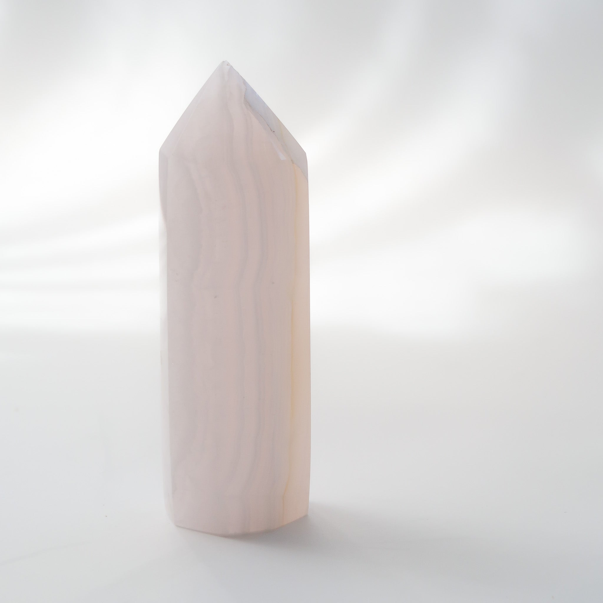 Pink Mangano Calcite Tower