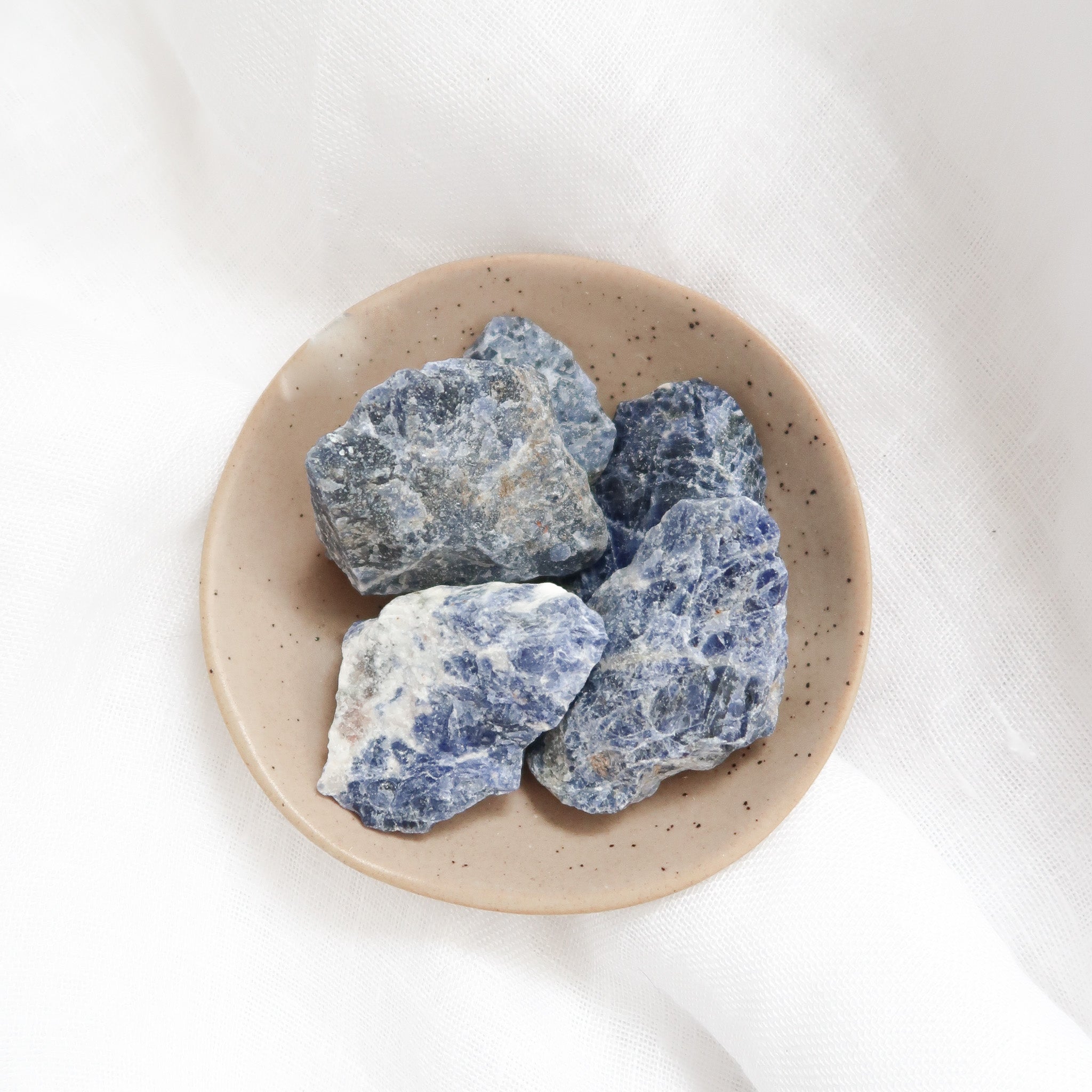 Sodalite Raw and Rough Crystals