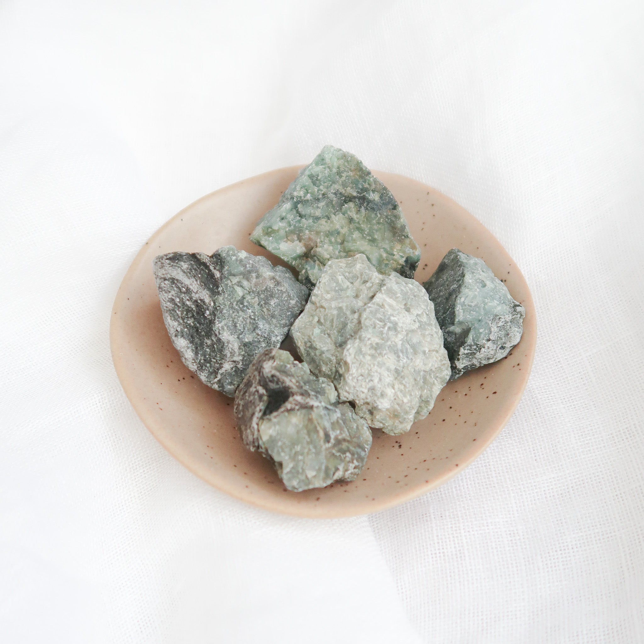 Small Natural Raw Green Emerald Crystal Pieces