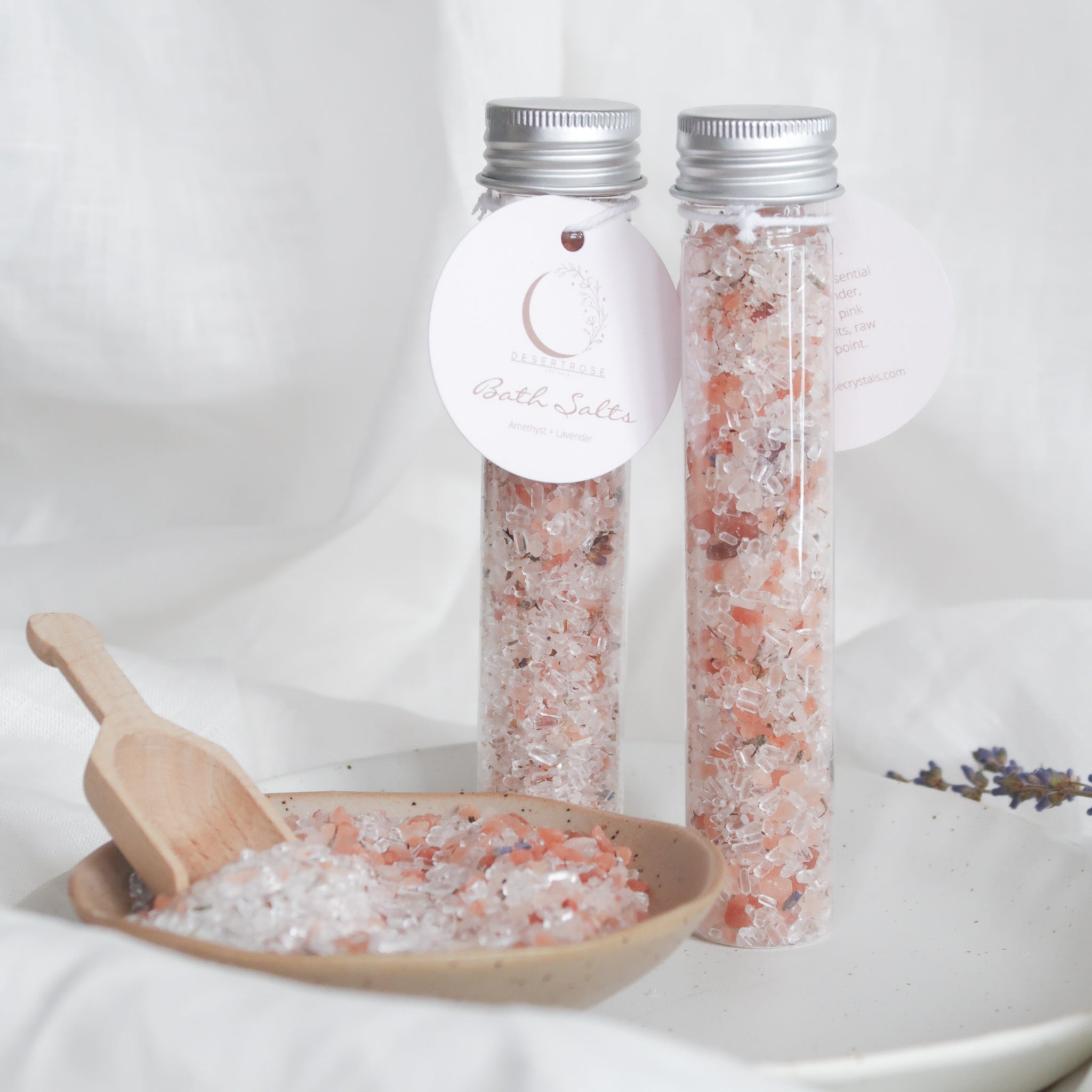 Amethyst + Lavender Bath Salts
