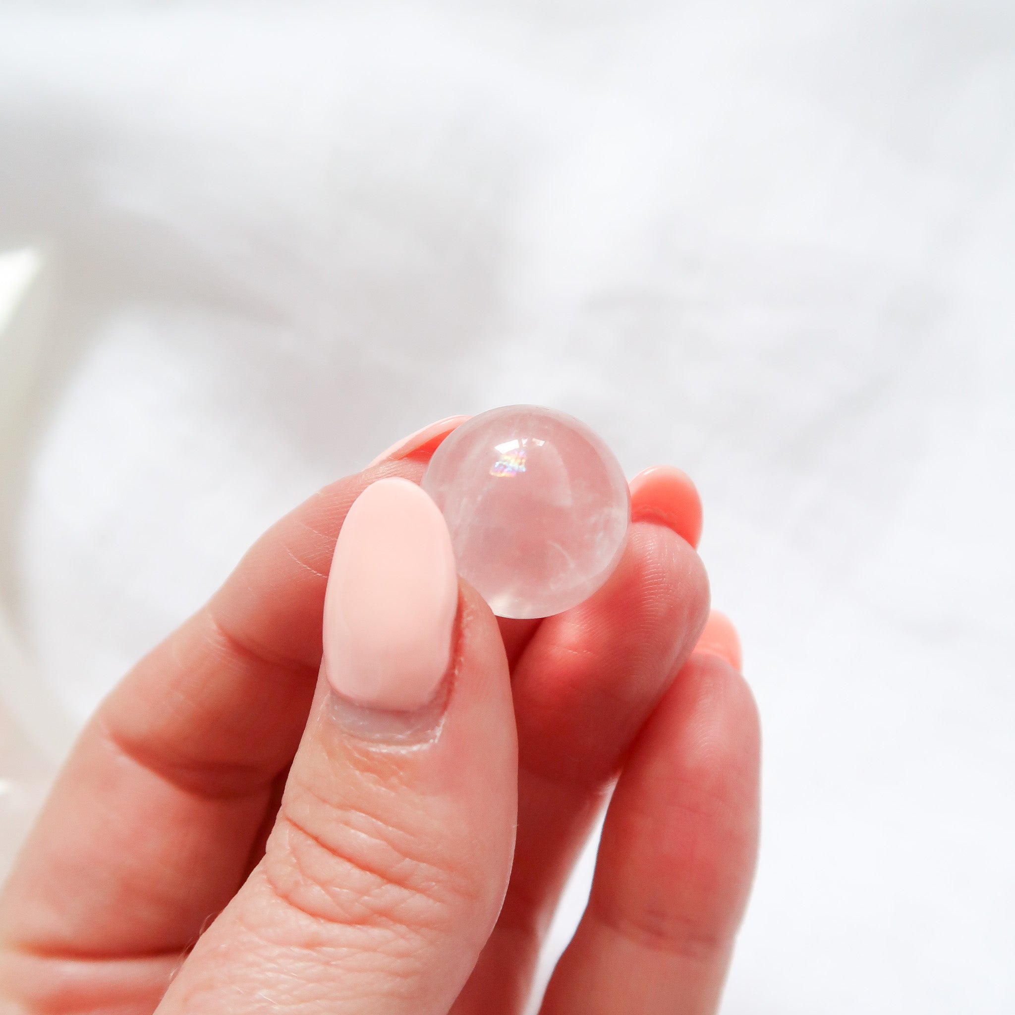 Rose Quartz Sphere | Mini