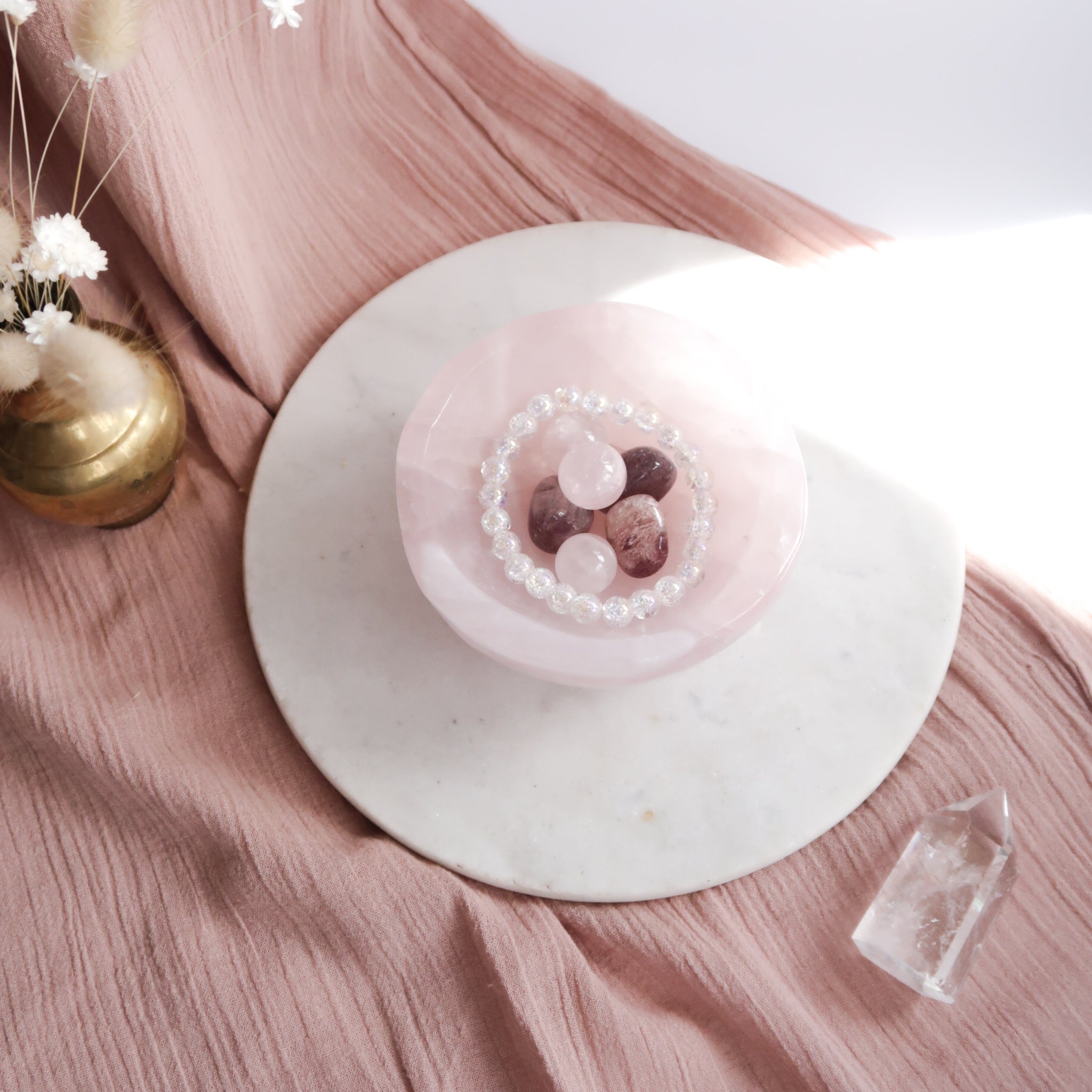 Rose Quartz Bowl