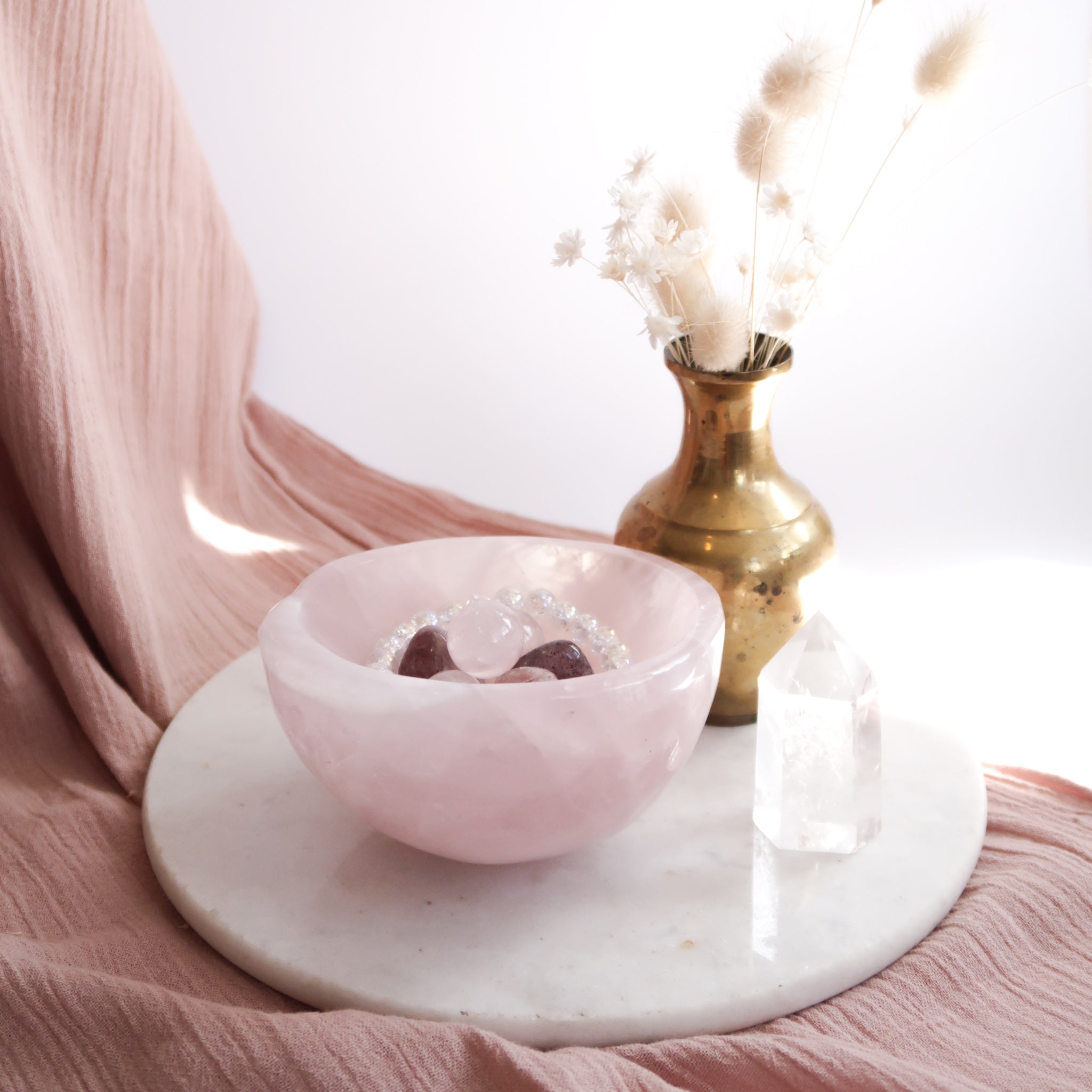 Rose Quartz Bowl