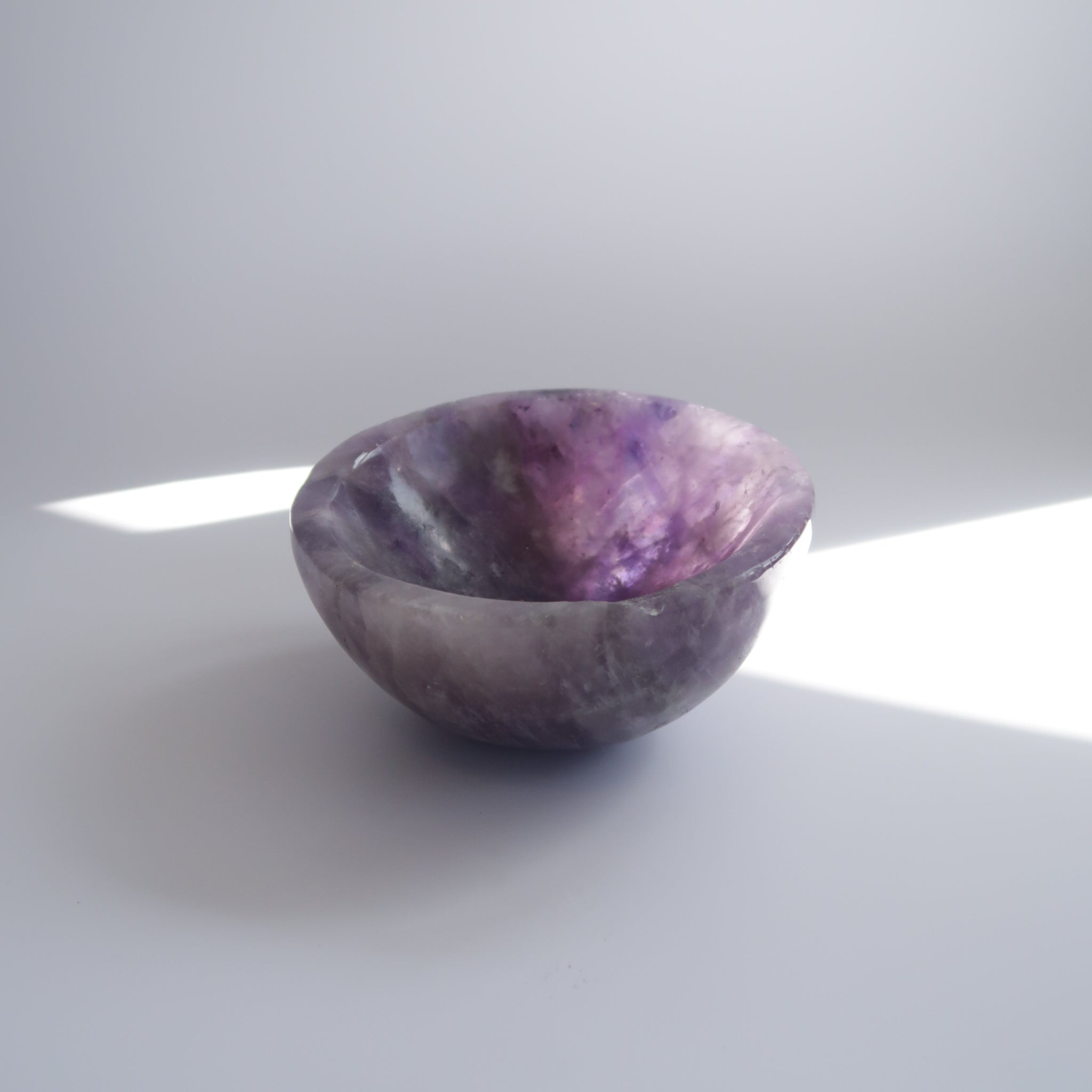 Amethyst Bowl | Hand Carved + Polished