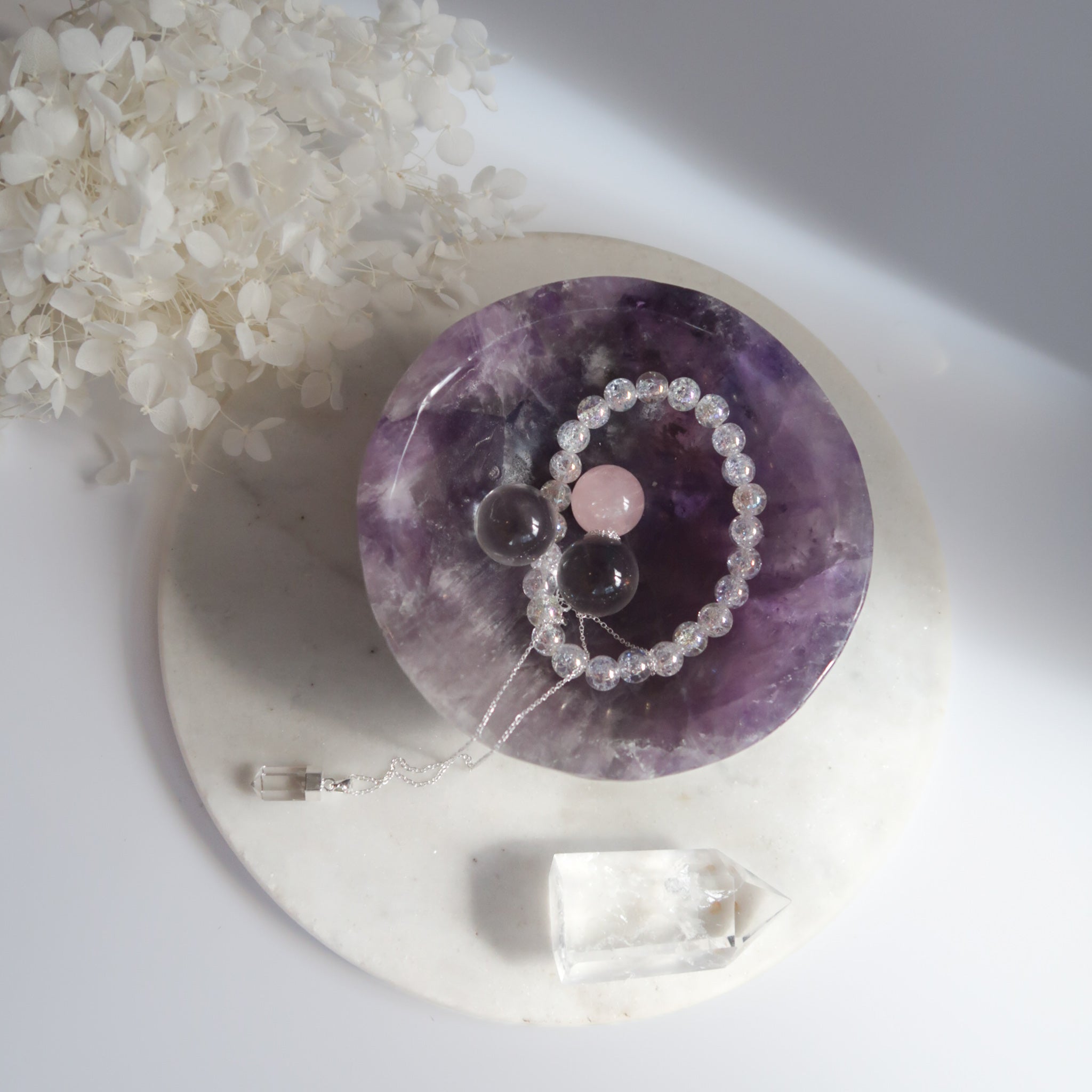 Amethyst Bowl | Hand Carved + Polished