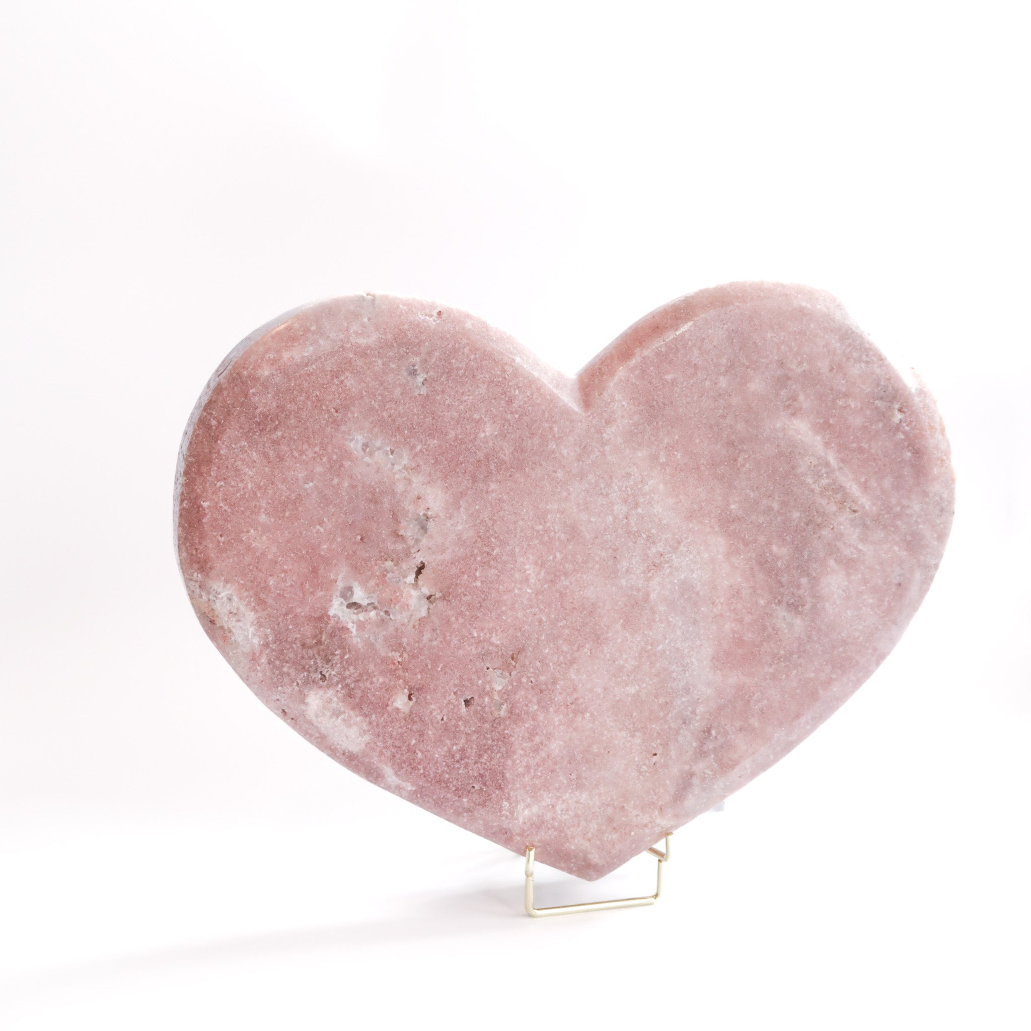 Pink Amethyst Heart | Polished