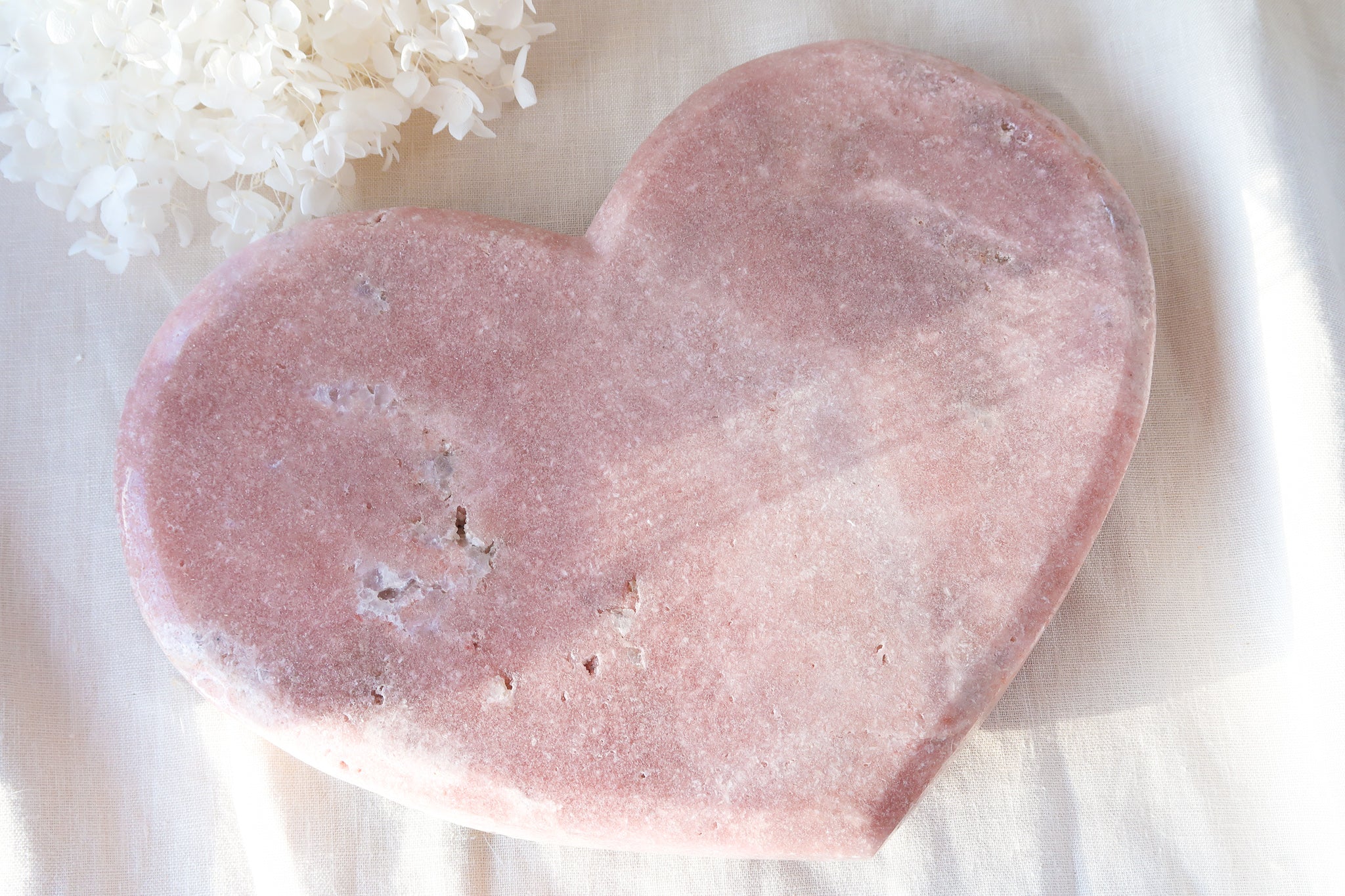Pink Amethyst Heart