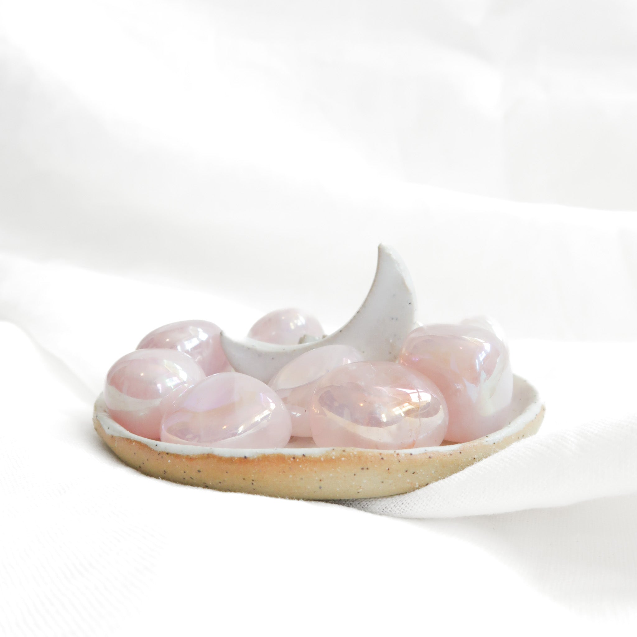 Rose Aura Quartz Tumble