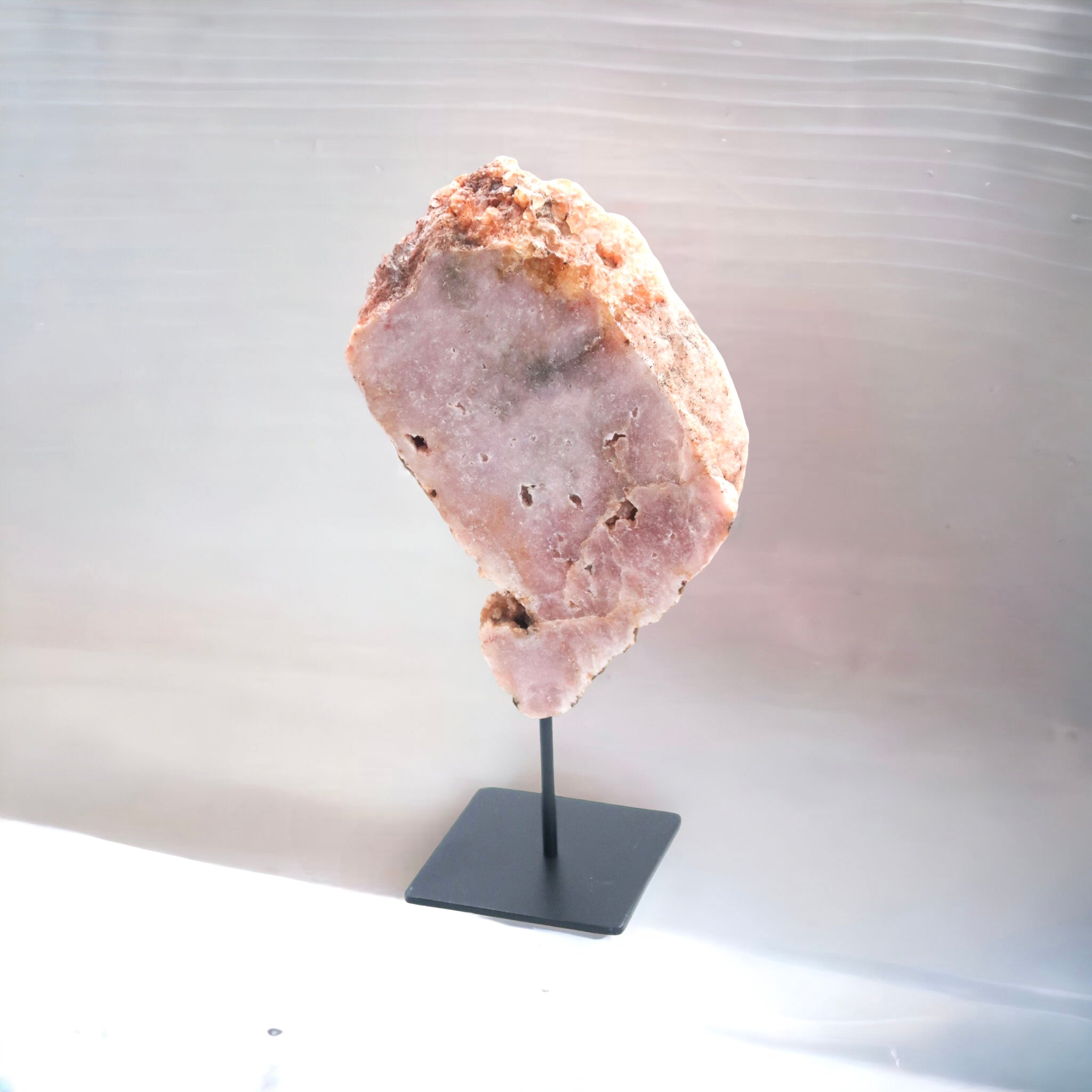 Pink Amethyst with Stand | Large