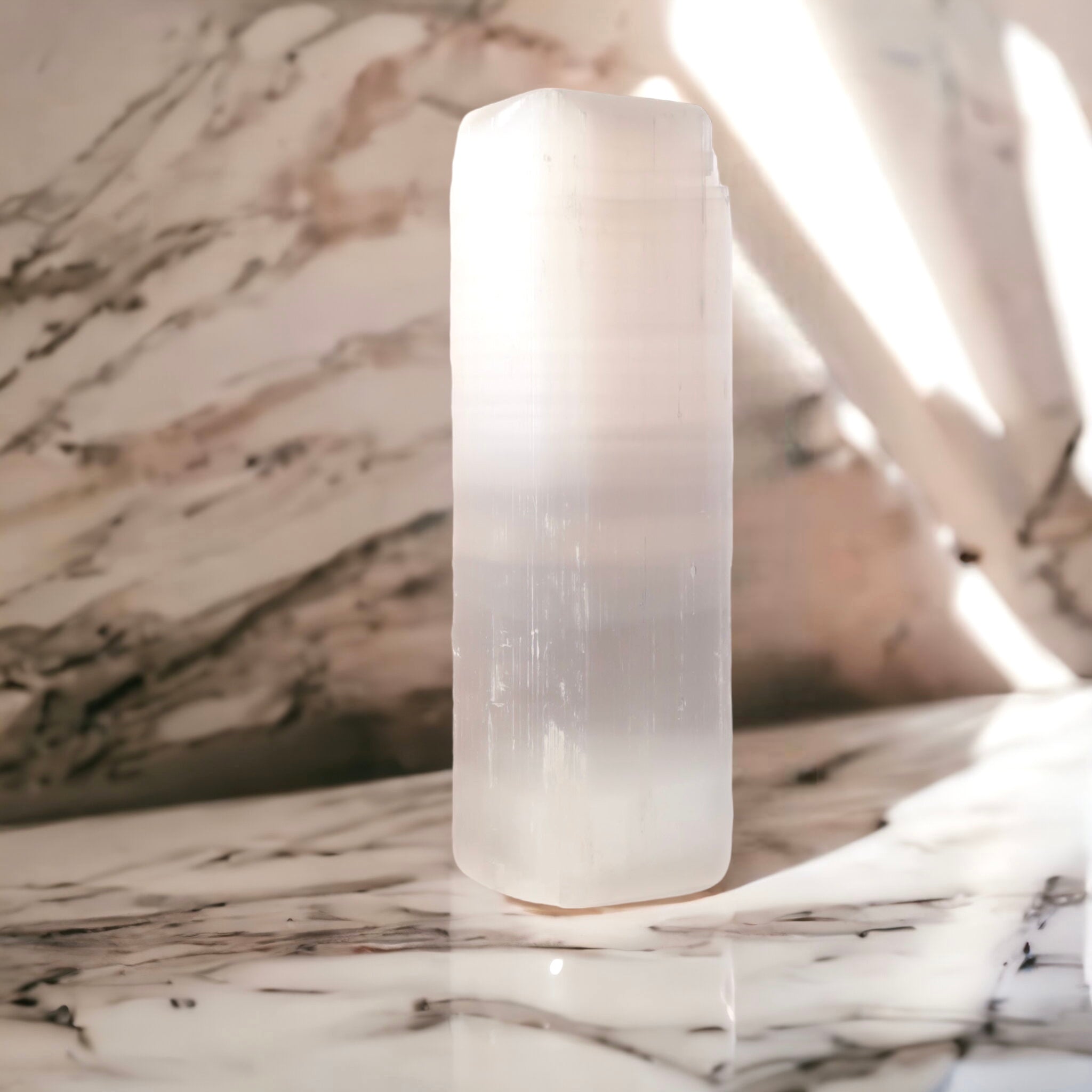 Selenite Lamp