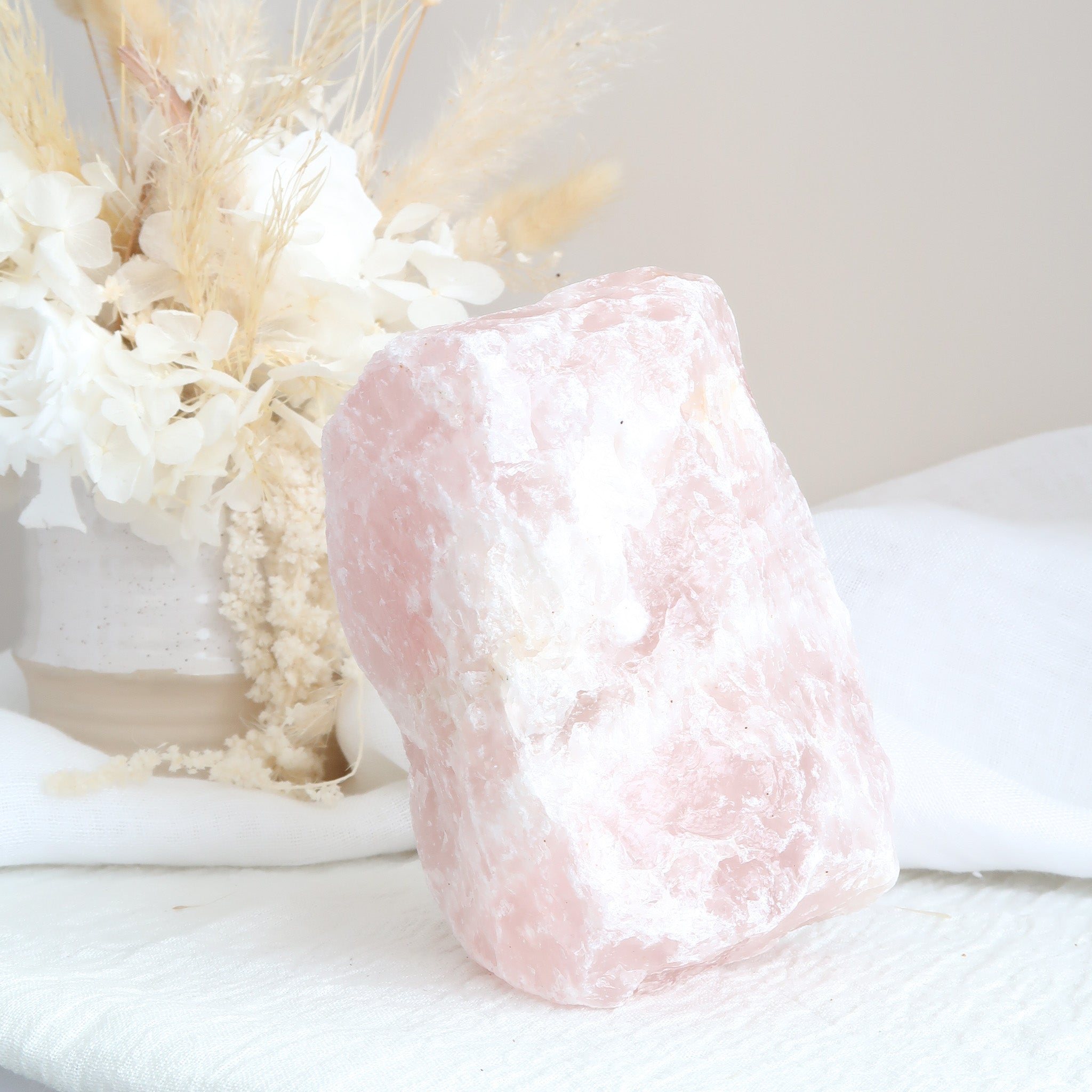 Rose Quartz Raw | Large