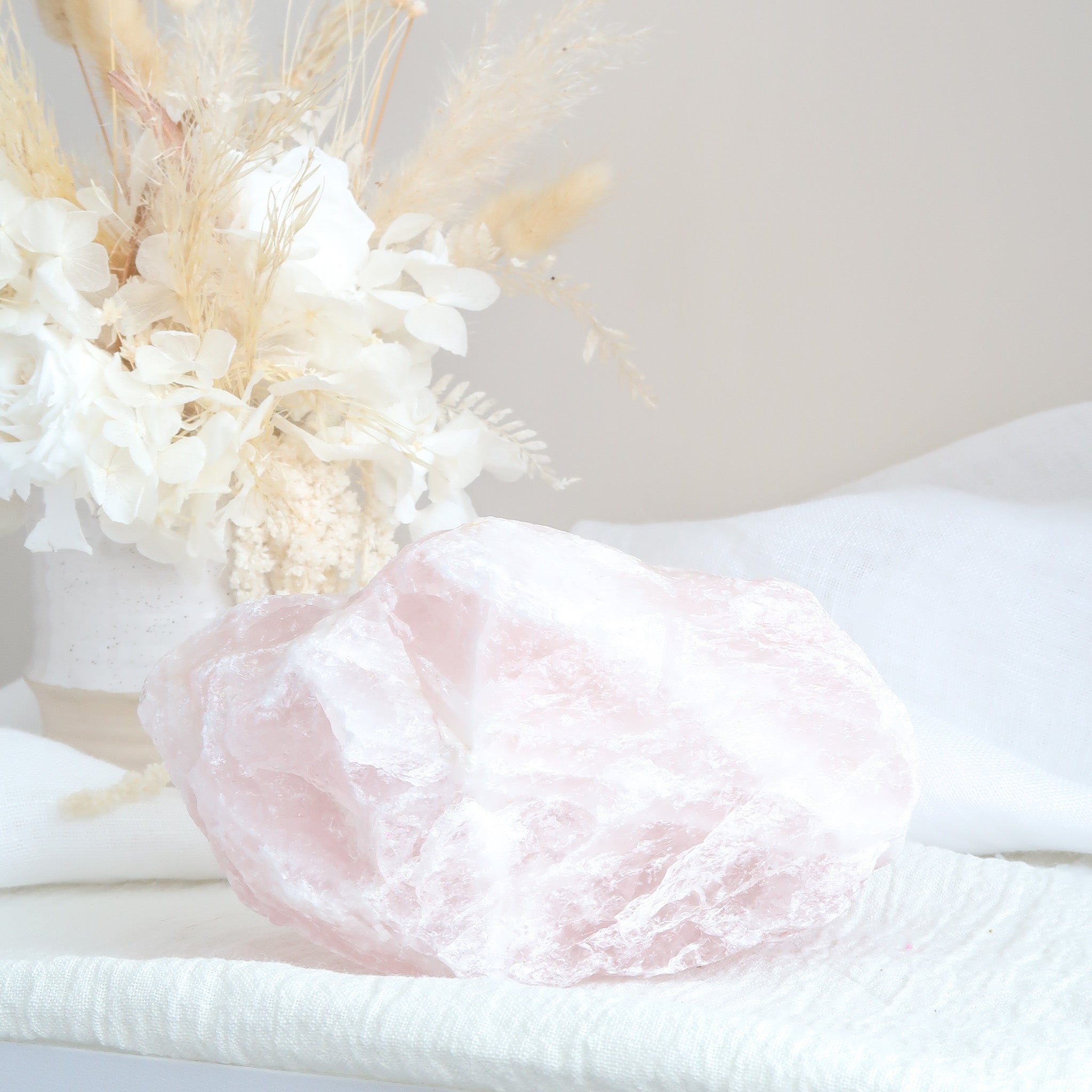 Rose Quartz Raw | Large